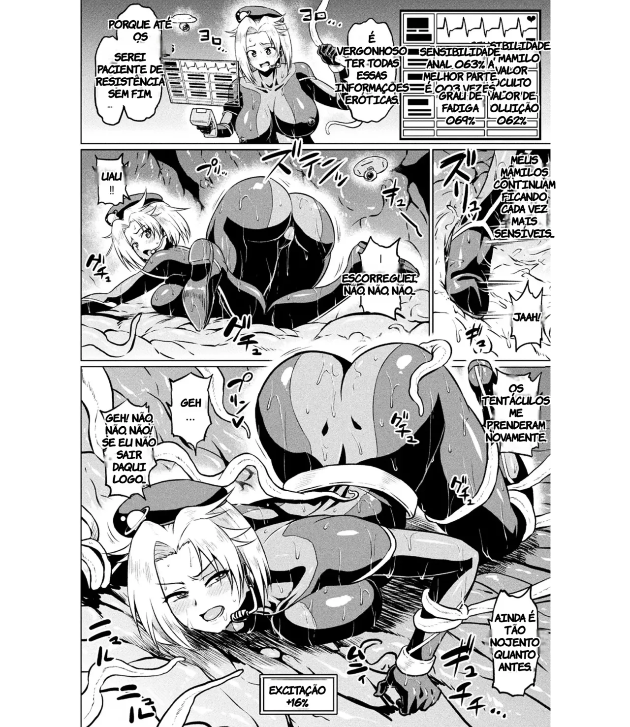 [Ahemaru] Totsugeki Chousa!! Space Scoop (2D Comic Magazine Ero Status de Heroine Kaibou Ryoujoku Keikenchi Joushouchuu! Vol. 1) (TR-279) [Portuguese-BR] [Anon] [Digital] изображение № 6