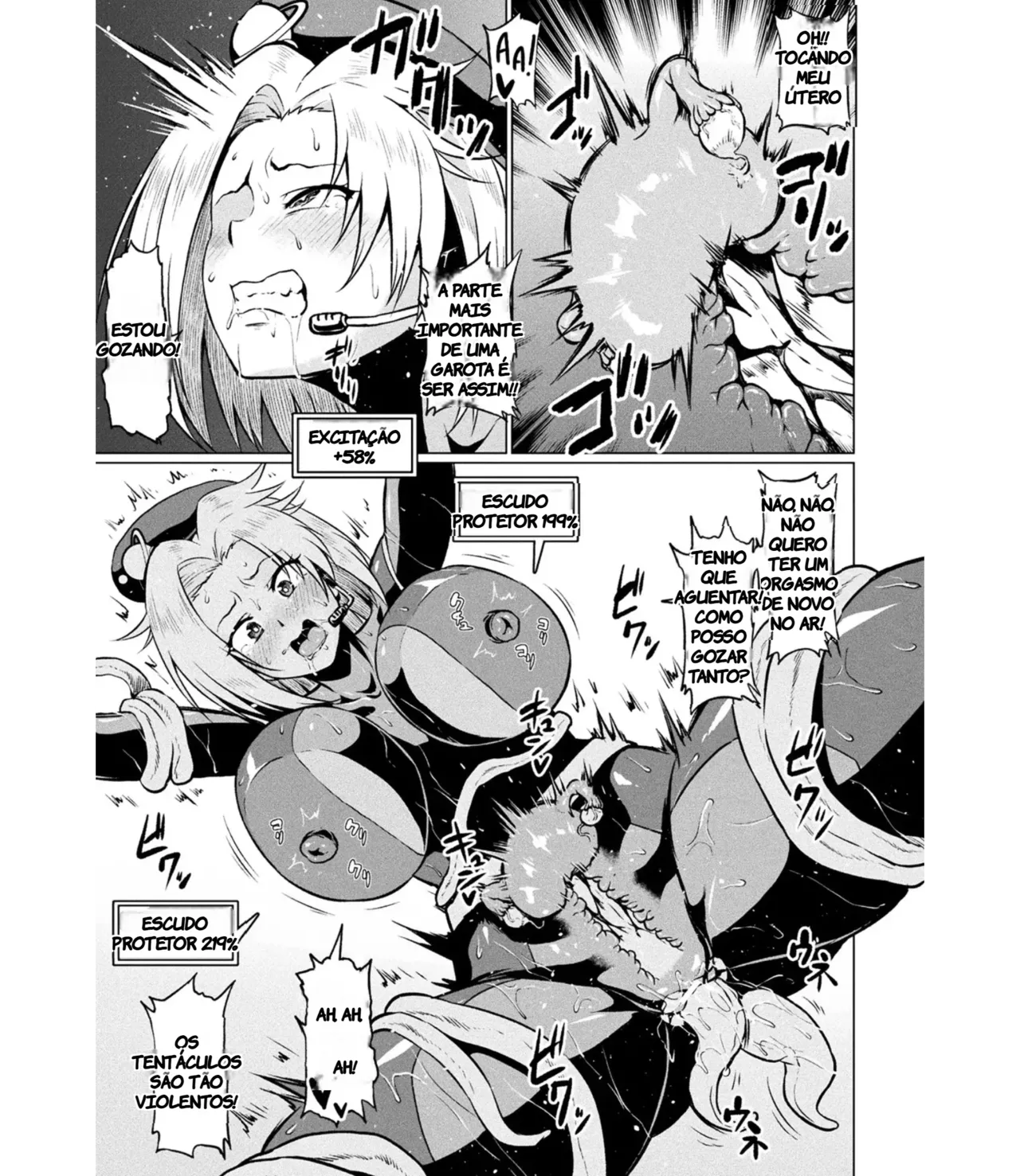 [Ahemaru] Totsugeki Chousa!! Space Scoop (2D Comic Magazine Ero Status de Heroine Kaibou Ryoujoku Keikenchi Joushouchuu! Vol. 1) (TR-279) [Portuguese-BR] [Anon] [Digital] изображение № 9