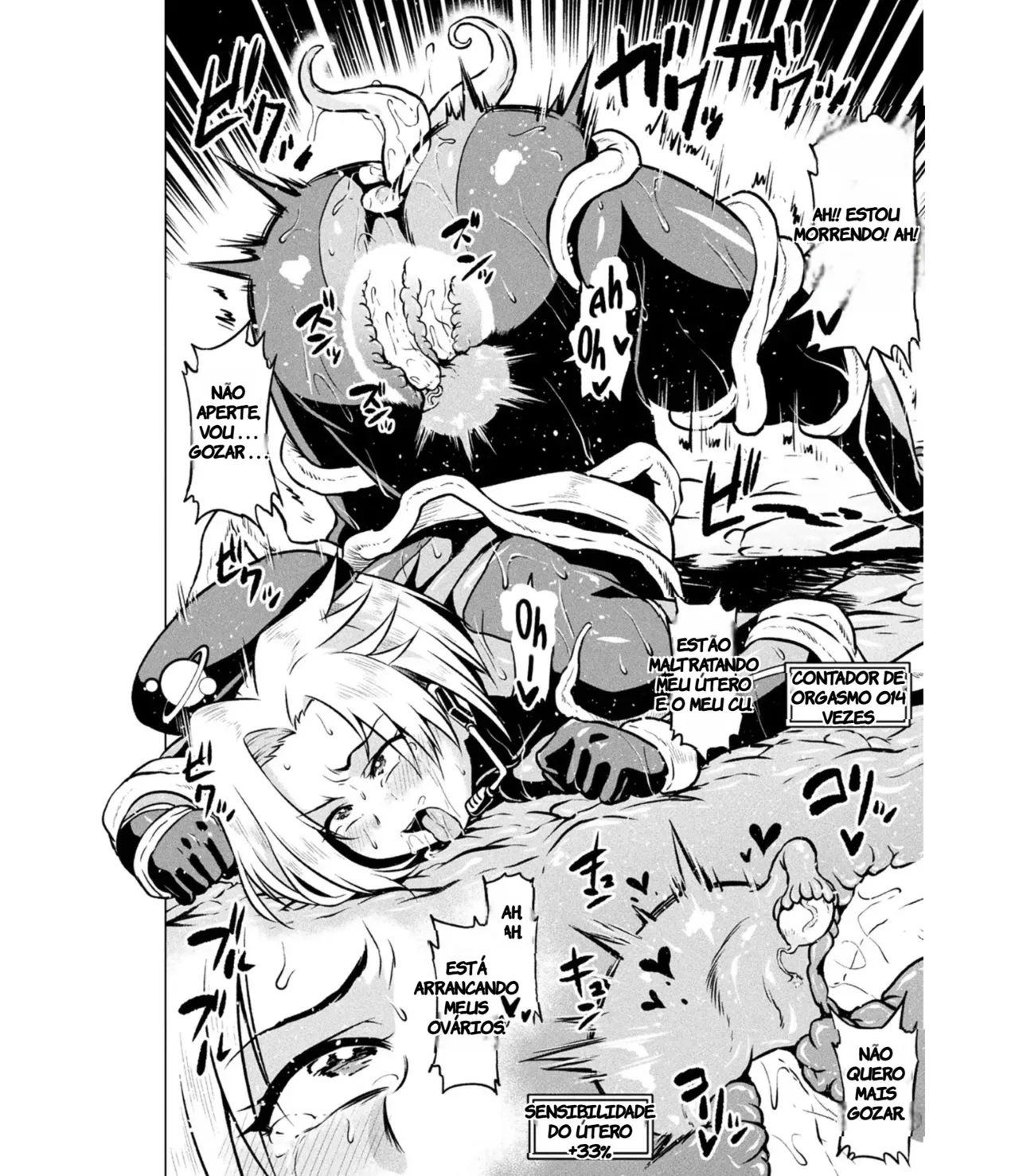 [Ahemaru] Totsugeki Chousa!! Space Scoop (2D Comic Magazine Ero Status de Heroine Kaibou Ryoujoku Keikenchi Joushouchuu! Vol. 1) (TR-279) [Portuguese-BR] [Anon] [Digital] изображение № 10