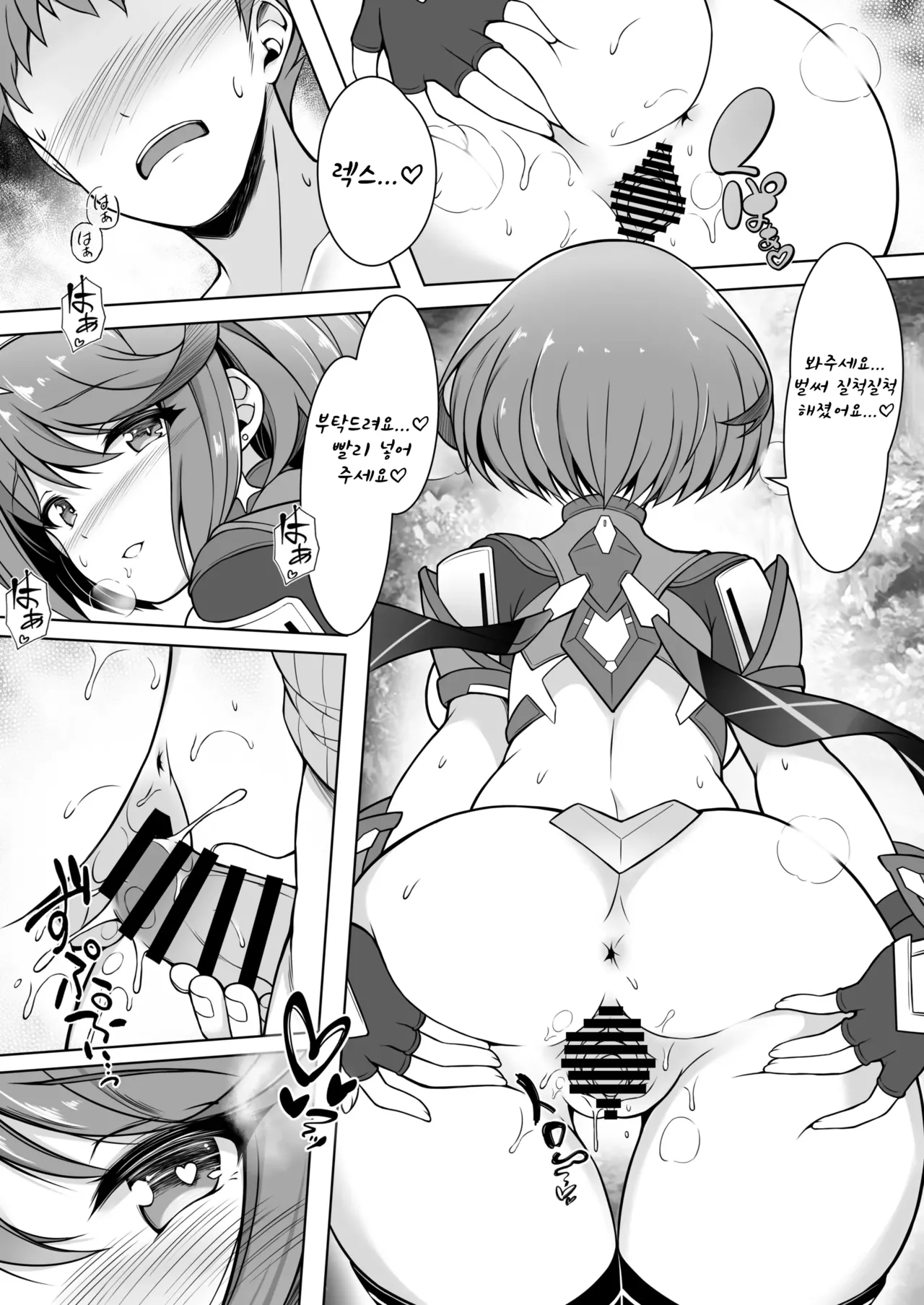 [TCA Cycle (Gairou)] Homura to Ichinichijuu H Shimakuru Hon | 호무라랑 하루종일 H하는 책 (Xenoblade Chronicles 2) [Korean] [Digital] 11eme image