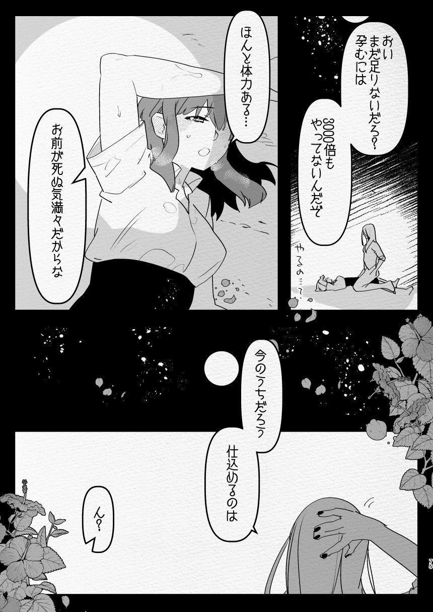 [Aimaitei (Aimaitei Umami)] Kamisama ni Futanari ni Natte Haramasetai to Onegai Shita Hanashi Bildnummer 75