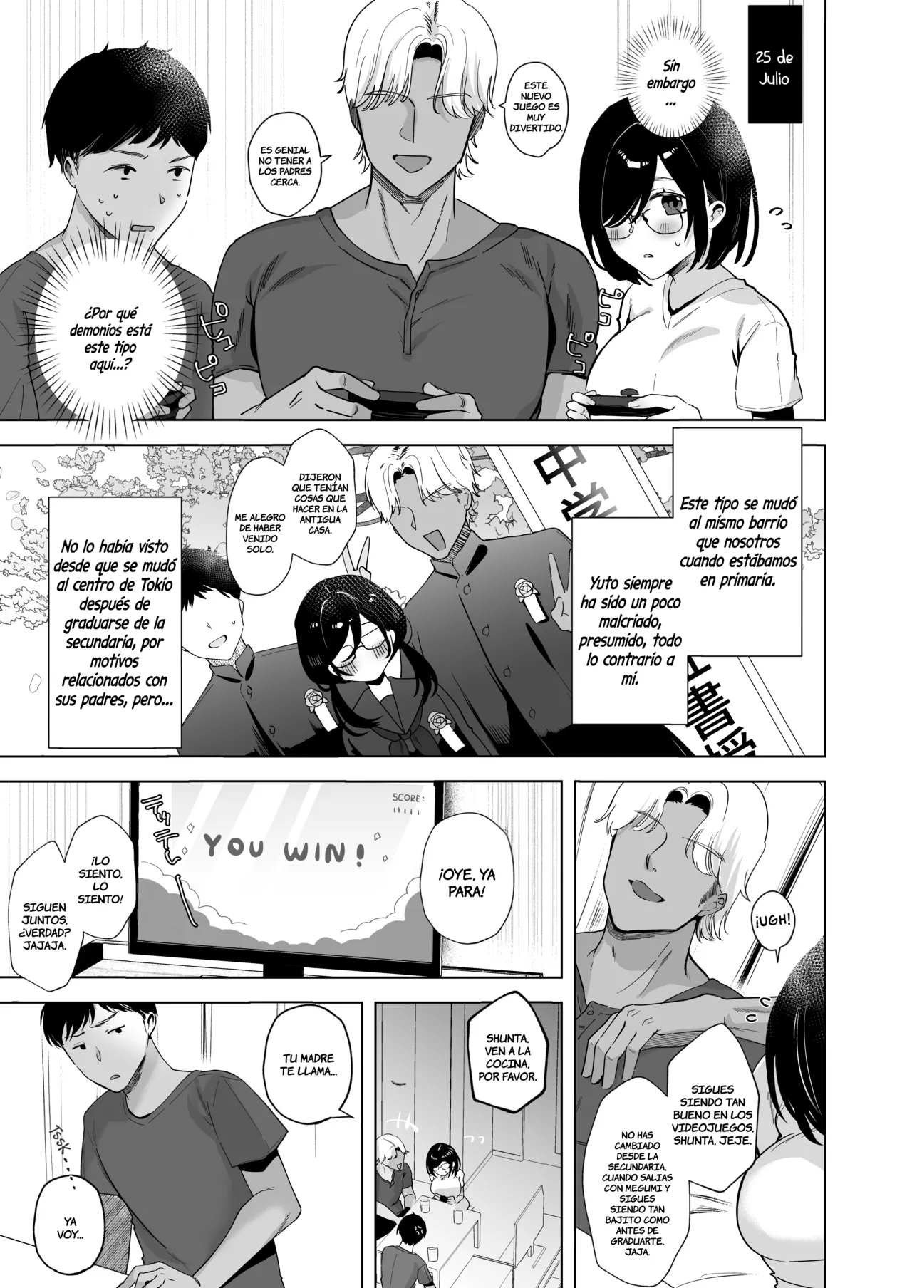 [Omusubi Kororin (Omusubi Korori)] Ore no Jimi Kanojo wa Natsuyasumi dake Aitsu Senyou no OnaPet｜ Mi Sencilla Novia es el Juguete Sexual de ese Tipo Durante las Vacaciones de Verano [Spanish] [DARKSIDE] [Digital] numero di immagine  6