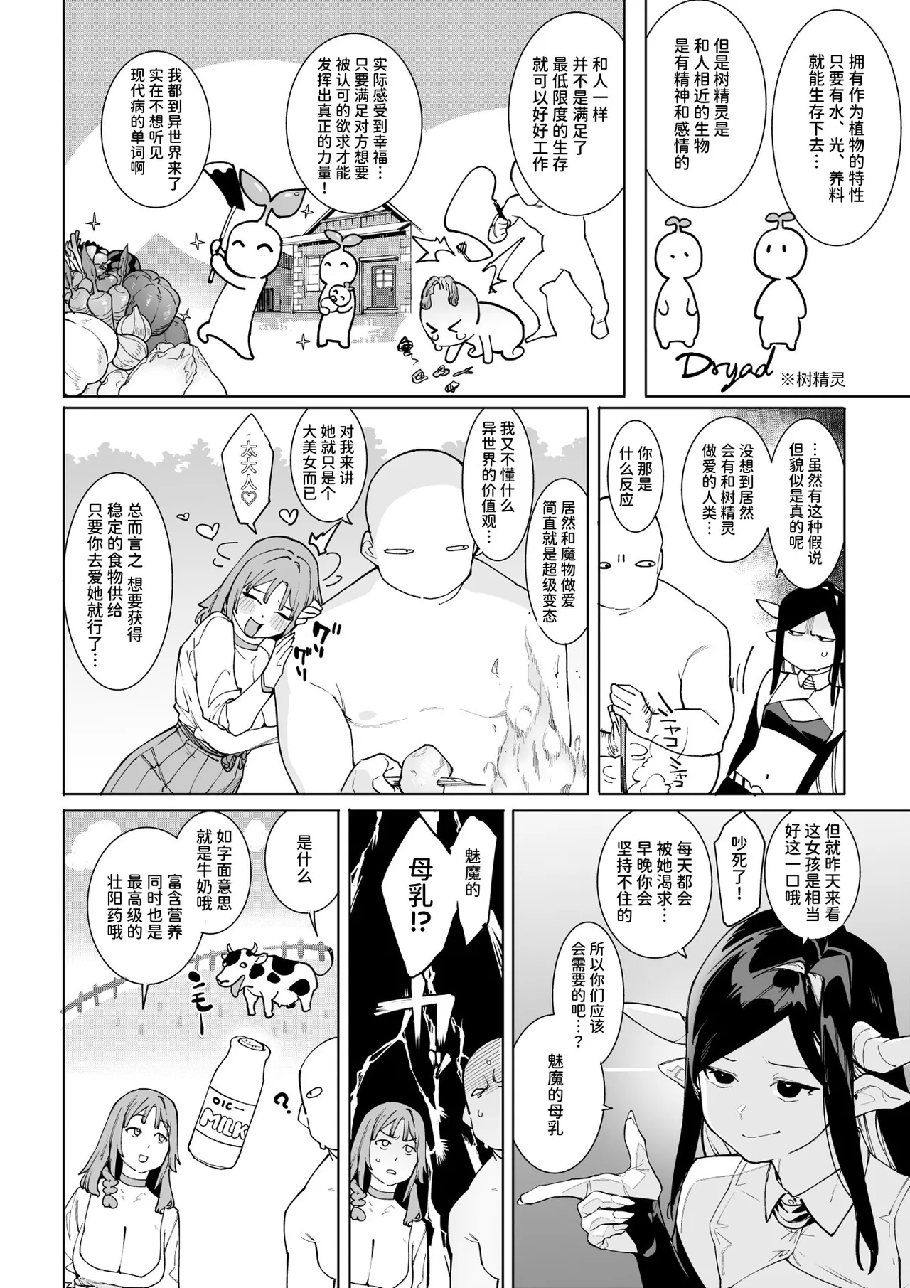 [Puu no Puupuupuu (Puuzaki Puuna, Menea the Dog)] Hada Ikkann Isekai Nougyou ~ Succubus to Dryad dake kara Hajimeru Tane Tsuke Seikatsu ~ [Chinese] [AnyaKa] [Digital] numero di immagine  27