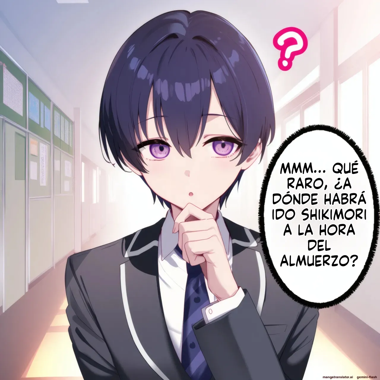 Shikimori sei furyou mae sei Tomo 1 (Spanish) MTL numero di immagine  95