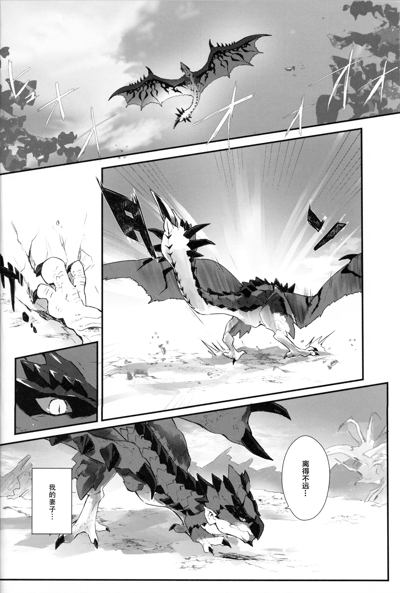 (C105) [Tsuru] The breath for xxx (Monster Hunter) [Chinese] [ZX个人汉化] Bildnummer 3