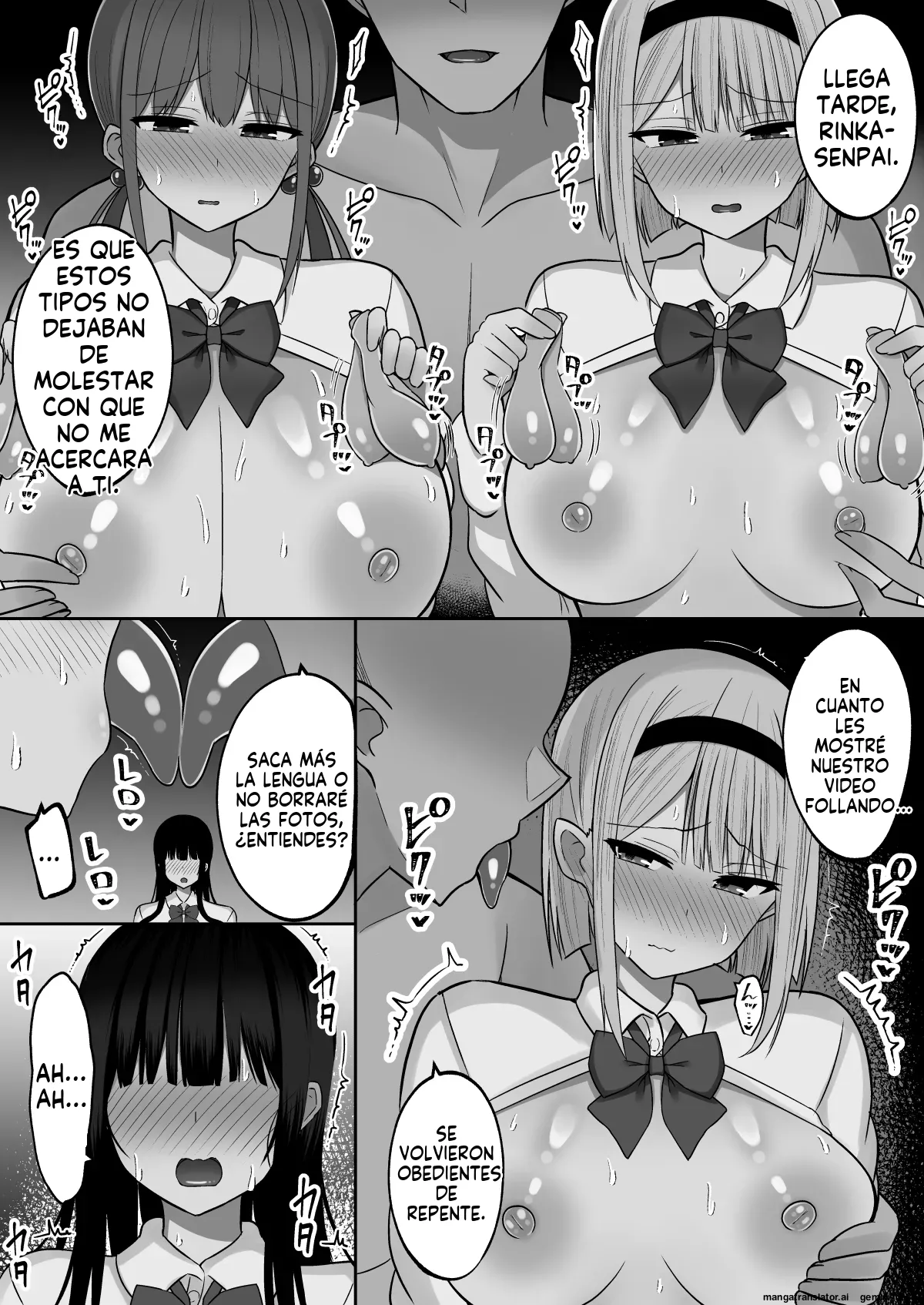 Inshin no Miko 2 Itsumo Majime na Seitokai Chou wa Mura no Orokite de Bokki Chinpo ni Sakaraezu (Spanish) MTL 38eme image