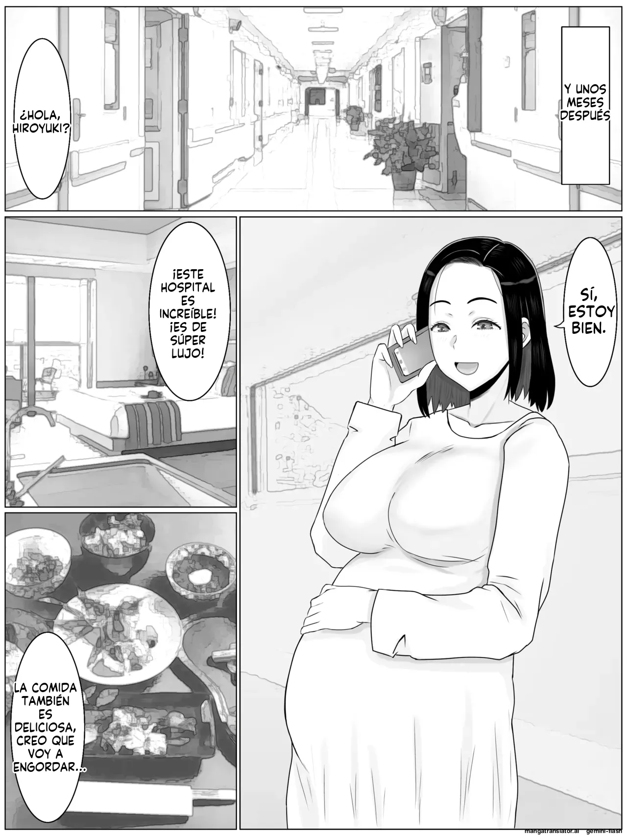 Hanshoku Haha 1 Musuko no Doukyuusei ni Mainichi Tanetsuke Sareteimasu (Spanish) MTL 50eme image