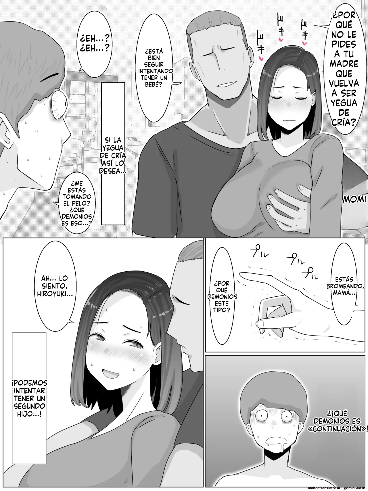 Hanshoku Haha 2 Okawari Musuko no Doukyuusei to 2-Ninme no Kodukuri Hajimemashita (Spanish) MTL 画像番号 28