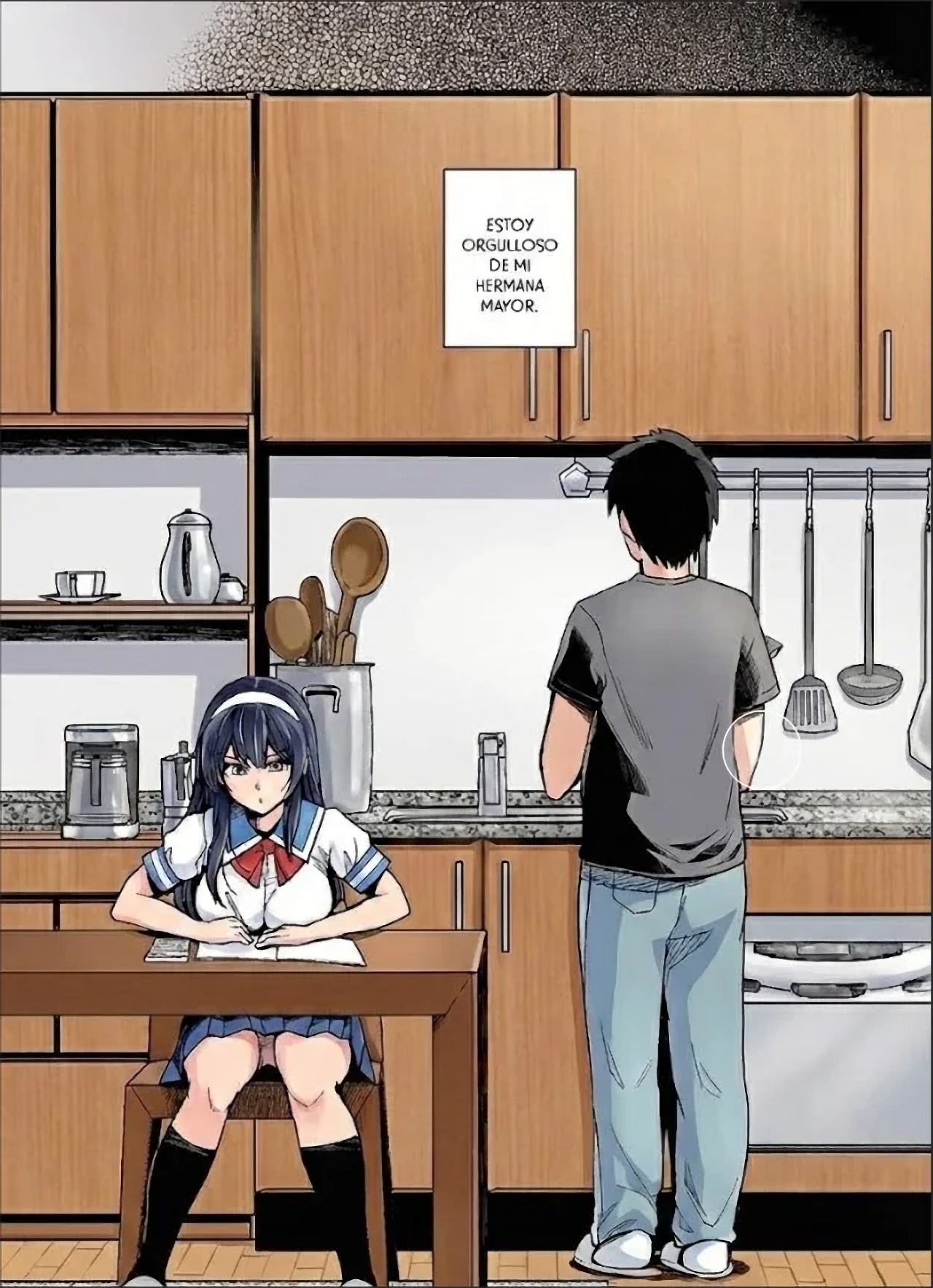 [Royal Bitch (Haruhisky)] Ane wa Oyaji ni Dakareteru｜Mi hermana está en manos de mi padrastro [Spanish] [Mely Trap Scans + Cody96] [Colorized] [Decensored] [Digital] 2eme image