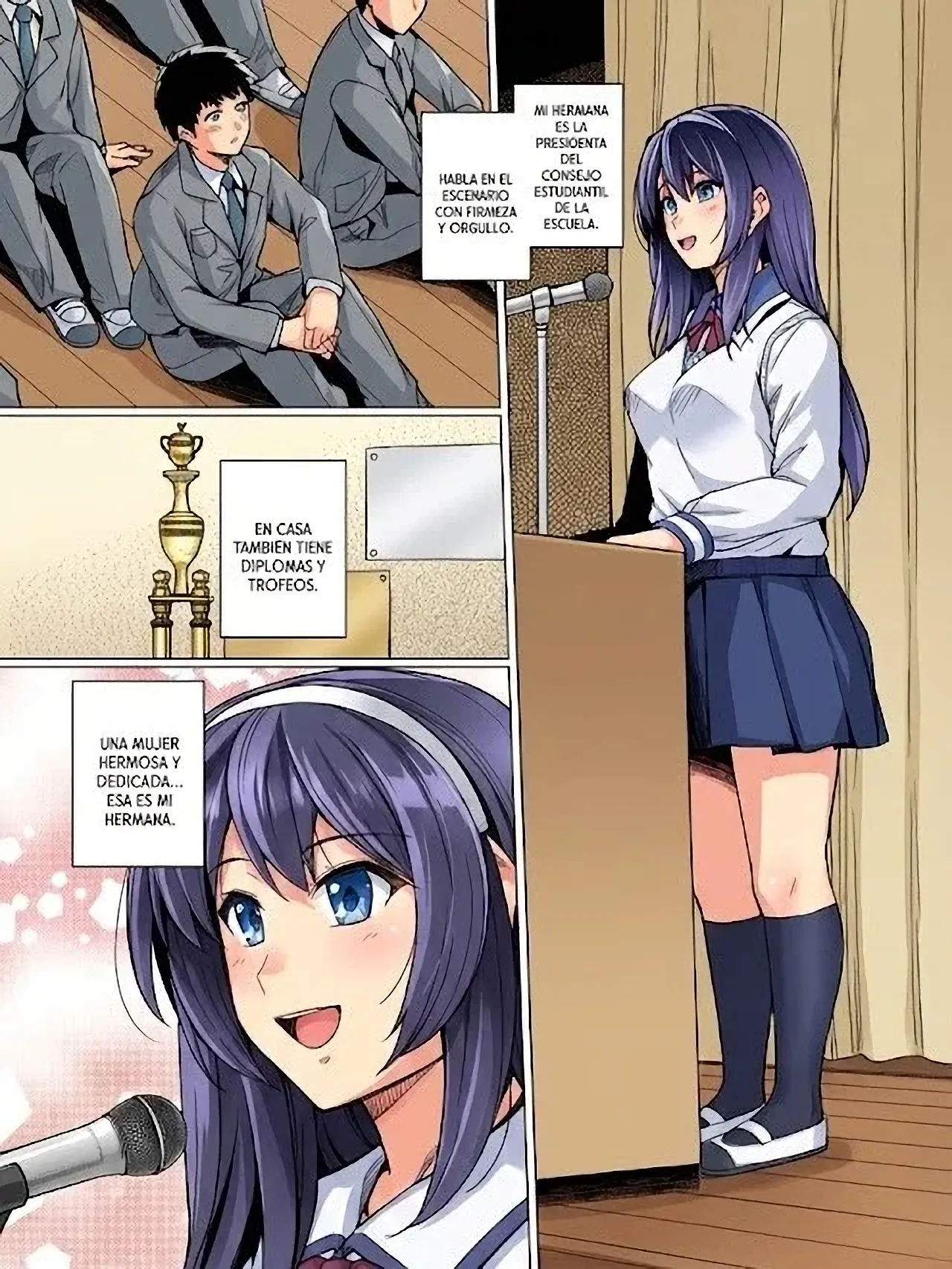 [Royal Bitch (Haruhisky)] Ane wa Oyaji ni Dakareteru｜Mi hermana está en manos de mi padrastro [Spanish] [Mely Trap Scans + Cody96] [Colorized] [Decensored] [Digital] 4eme image