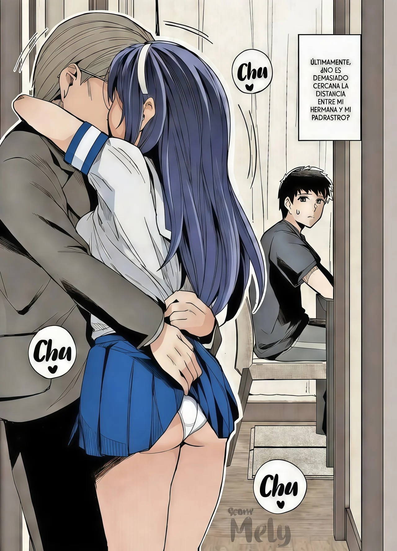 [Royal Bitch (Haruhisky)] Ane wa Oyaji ni Dakareteru｜Mi hermana está en manos de mi padrastro [Spanish] [Mely Trap Scans + Cody96] [Colorized] [Decensored] [Digital] 8eme image