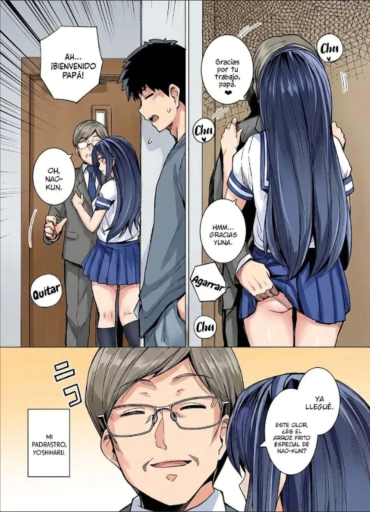 [Royal Bitch (Haruhisky)] Ane wa Oyaji ni Dakareteru｜Mi hermana está en manos de mi padrastro [Spanish] [Mely Trap Scans + Cody96] [Colorized] [Decensored] [Digital] 9eme image
