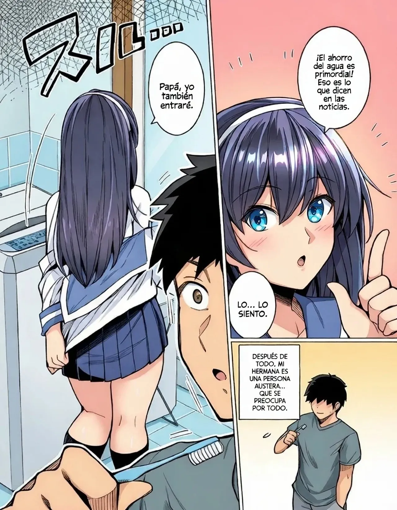 [Royal Bitch (Haruhisky)] Ane wa Oyaji ni Dakareteru｜Mi hermana está en manos de mi padrastro [Spanish] [Mely Trap Scans + Cody96] [Colorized] [Decensored] [Digital] 12eme image