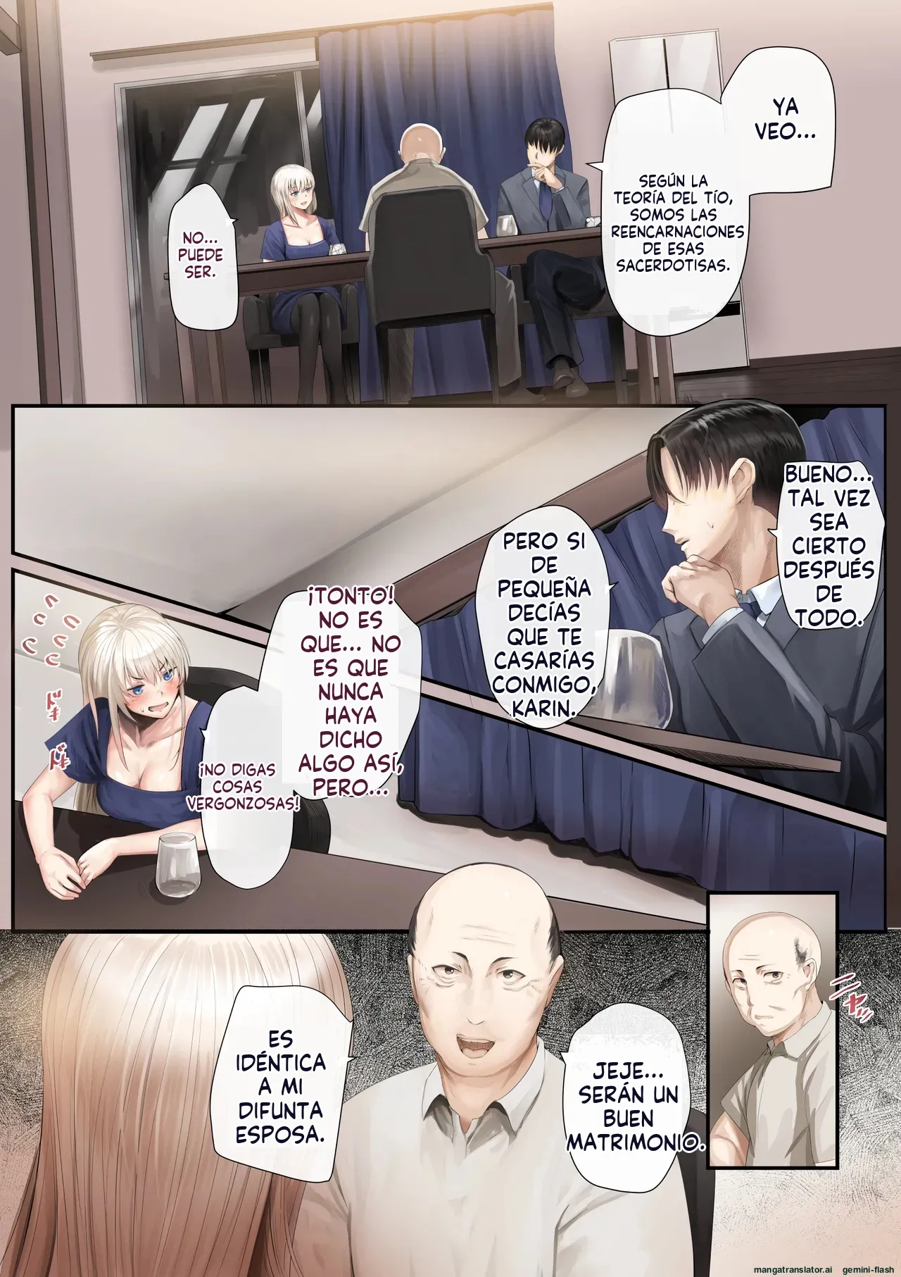 Osananajimi no Shiro Gal ga Jitsu wa Shojo de Ninshin made Sasete shimatta Ohanashi Ninpu Wedding (Spanish) MTL 图片编号 3