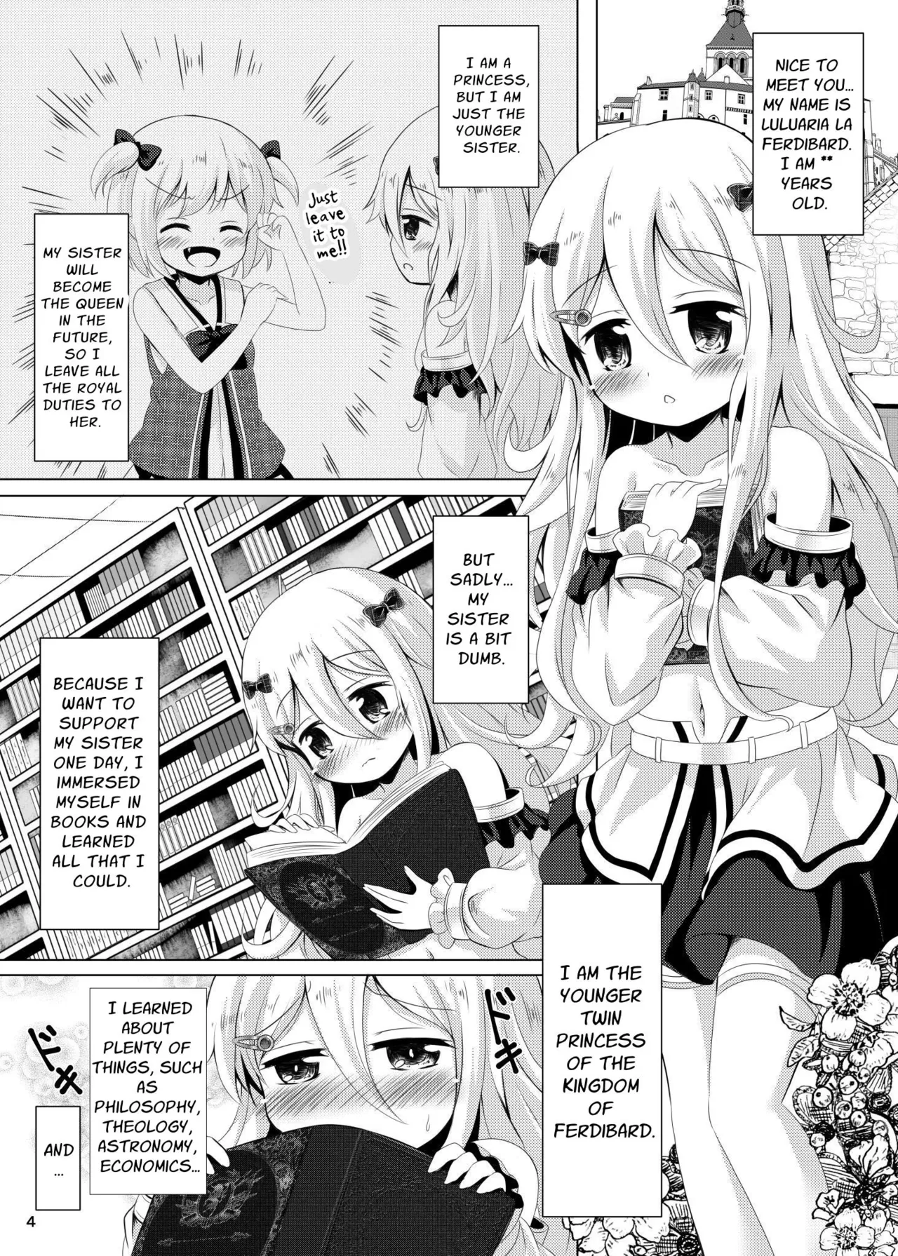 [Aaaa Ichizoku Kumiai (Aiura Aiu)] Chiisana Hime wa ××× Ni Muchuu desu [English] [GGY Translations] [Digital] numero di immagine  4