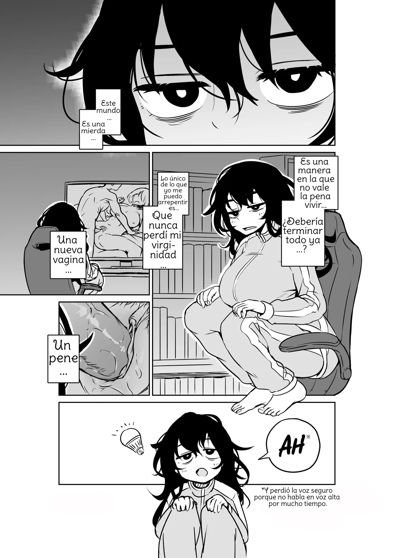 [Ayanakitori] Hikikomori and Her Futanari Sister Spanish (Amaterasu) 图片编号 1