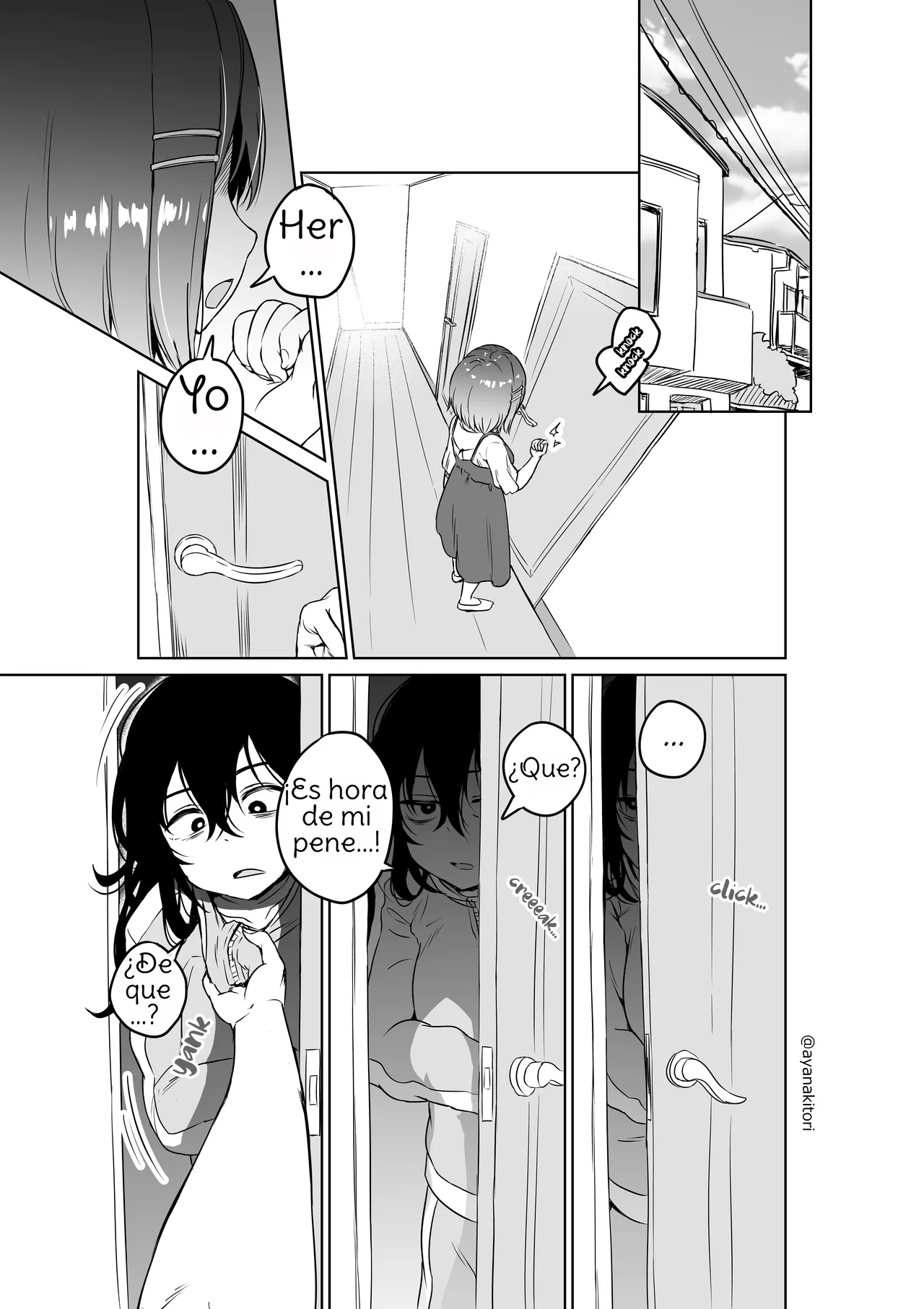 [Ayanakitori] Hikikomori and Her Futanari Sister Spanish (Amaterasu) 图片编号 13