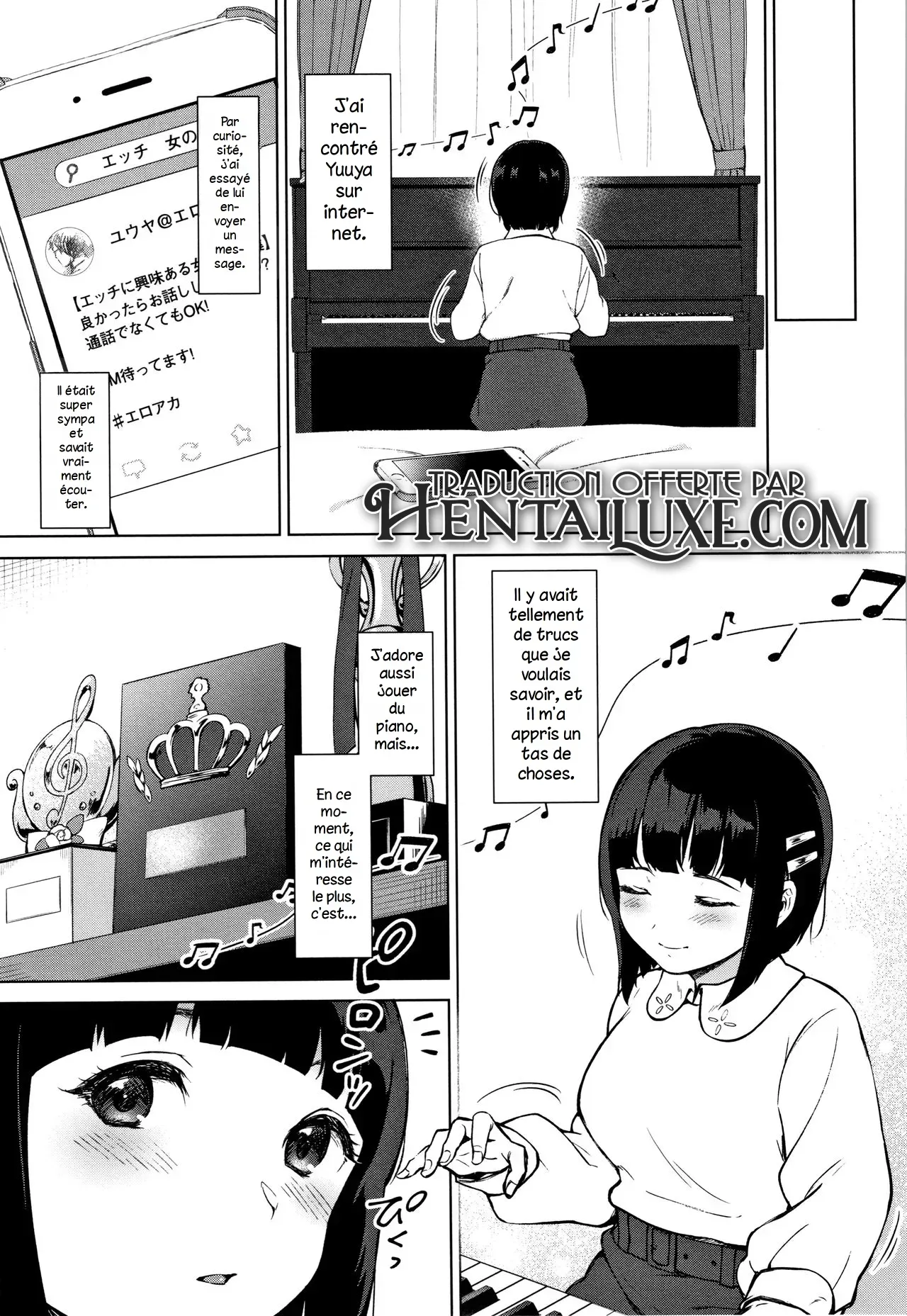 [Miyabe Kiwi] Watashi no Shiritai Oto Zenpen | Le son que je veux découvrir 1 (#Echi Echi Joshi to Tsunagaritai) [French] (hentailuxe.com) image number 3