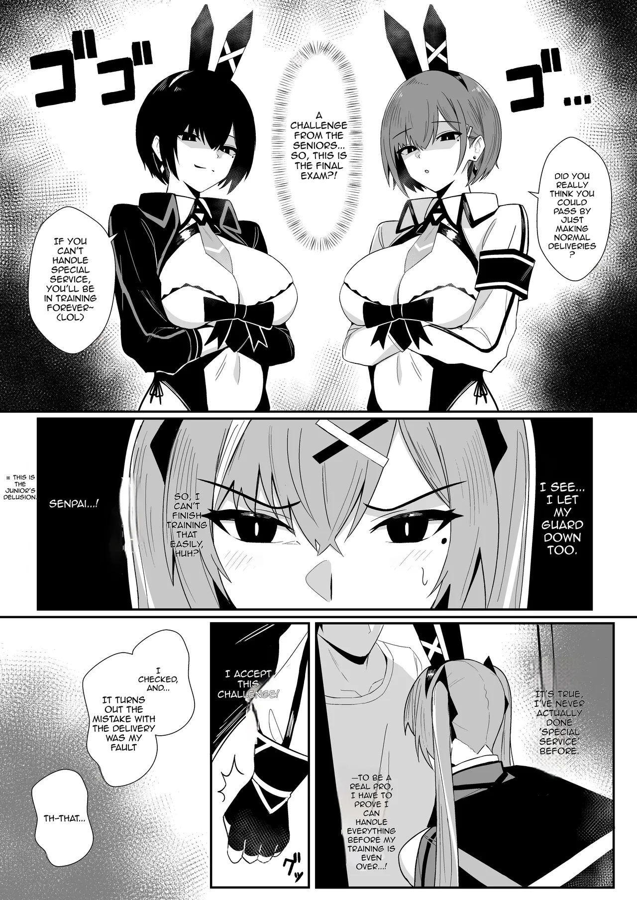 [HoneyRoad (Bee Doushi)] Haitatsu Bunny Girl to Service Ecchi 4 - Delivery Bunny Girl [English] [Digital] 画像番号 11