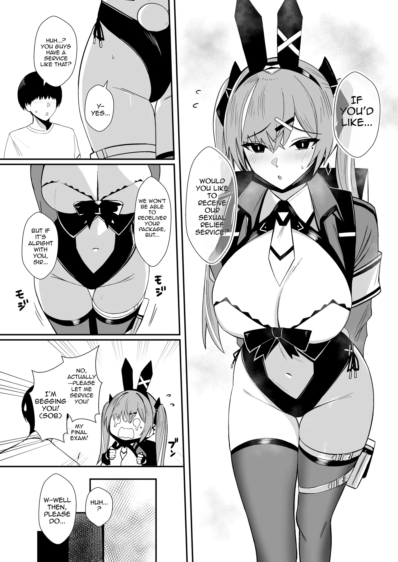 [HoneyRoad (Bee Doushi)] Haitatsu Bunny Girl to Service Ecchi 4 - Delivery Bunny Girl [English] [Digital] 画像番号 12