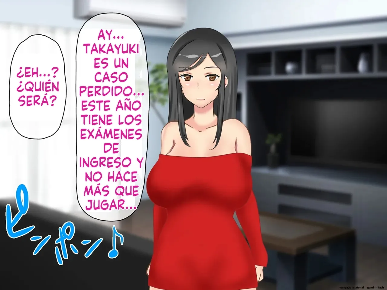 Musuko no Dokyuusei ni NTR & Haramaserareta Kyonyuu Bijin Haha (Spanish) MTL image number 3