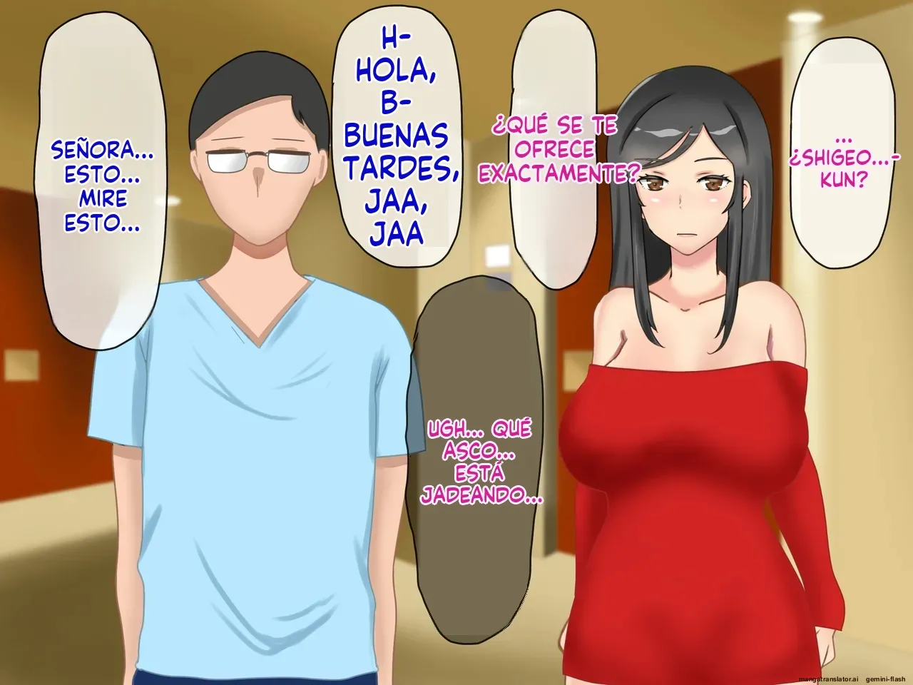 Musuko no Dokyuusei ni NTR & Haramaserareta Kyonyuu Bijin Haha (Spanish) MTL image number 4