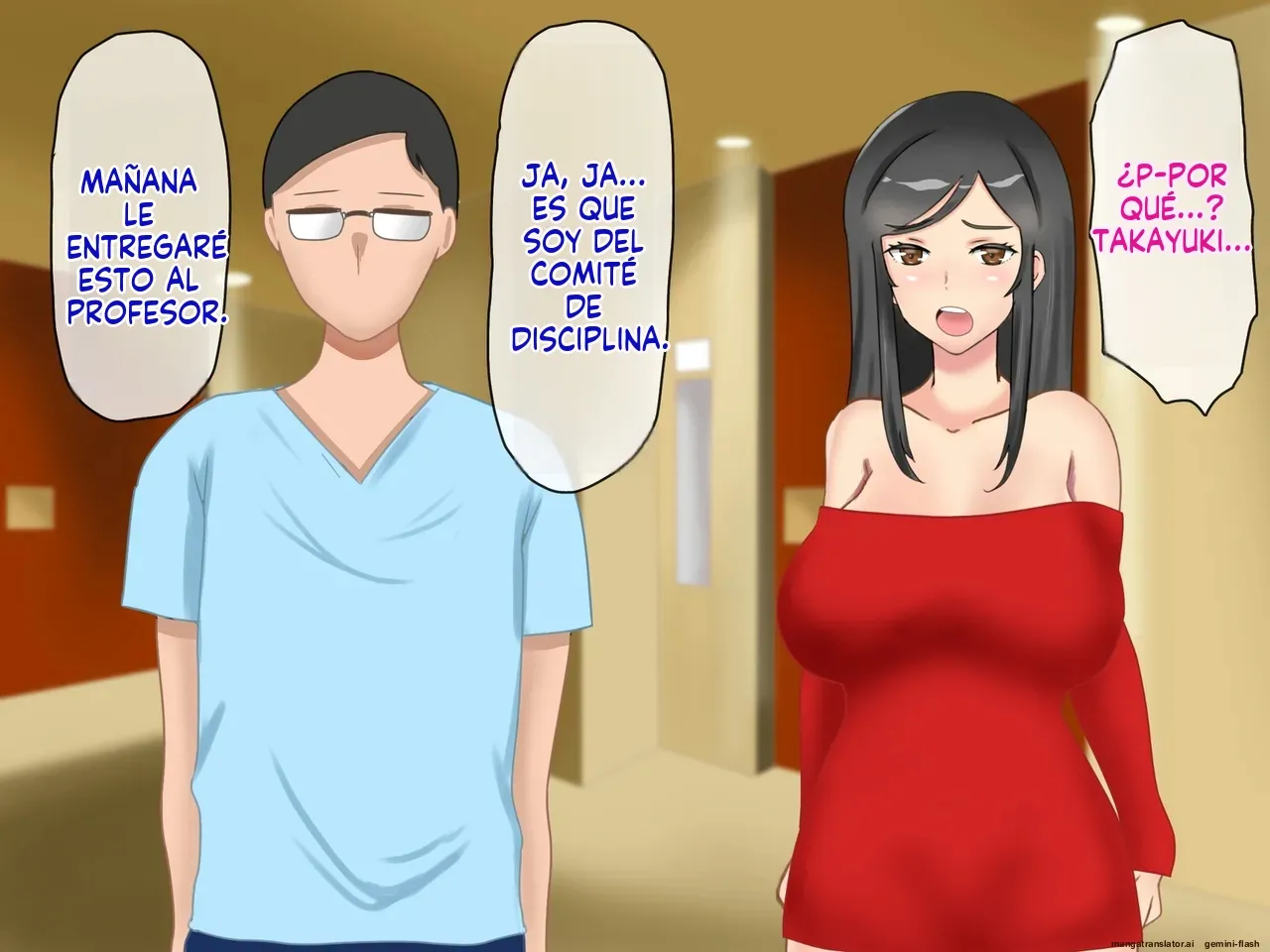 Musuko no Dokyuusei ni NTR & Haramaserareta Kyonyuu Bijin Haha (Spanish) MTL image number 6