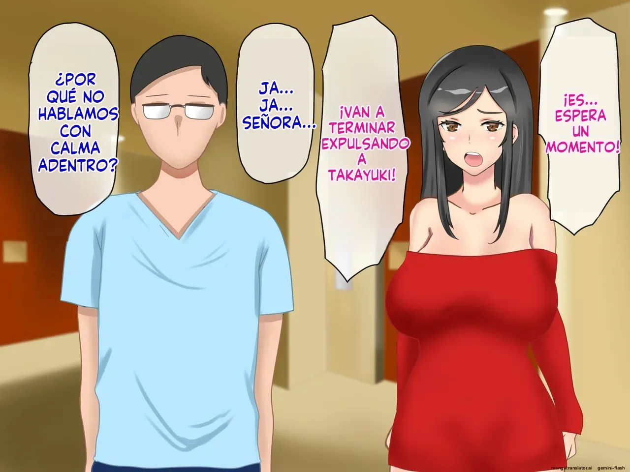 Musuko no Dokyuusei ni NTR & Haramaserareta Kyonyuu Bijin Haha (Spanish) MTL image number 7