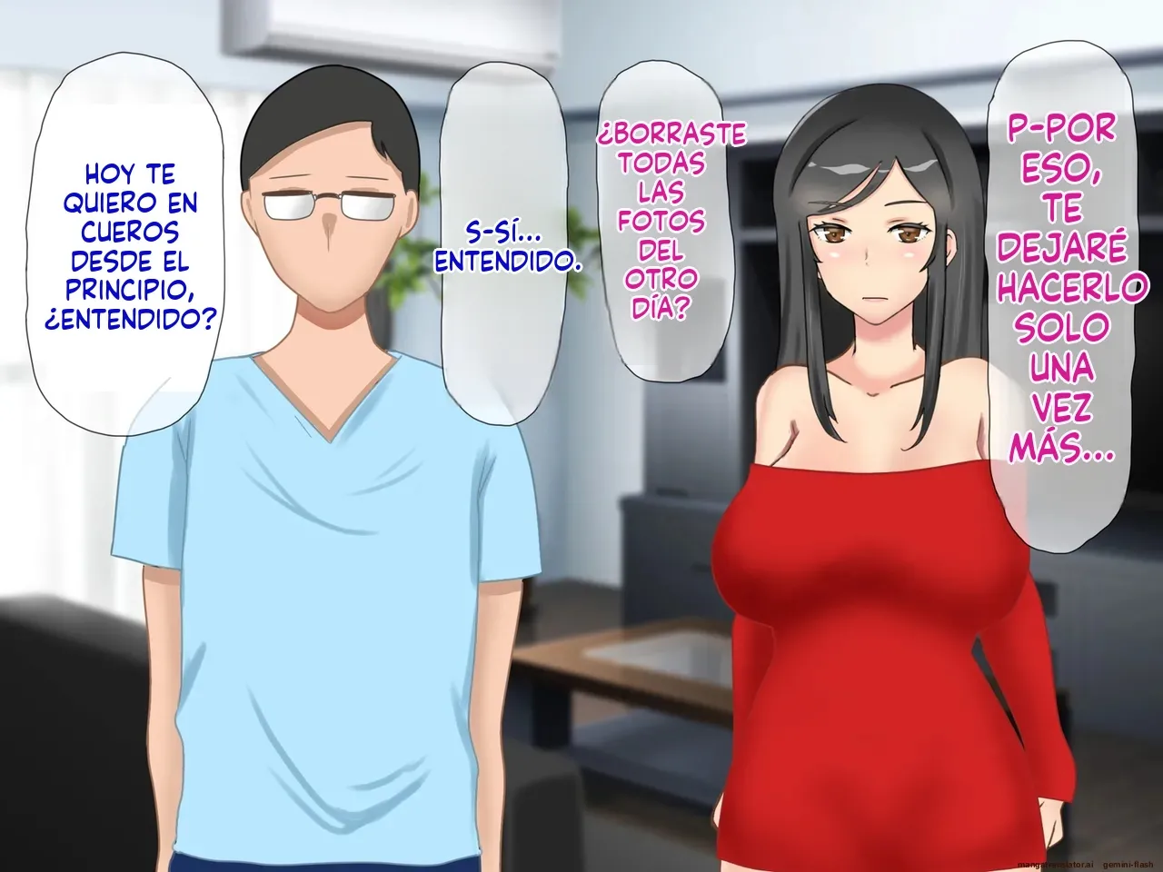 Musuko no Dokyuusei ni NTR & Haramaserareta Kyonyuu Bijin Haha (Spanish) MTL image number 34