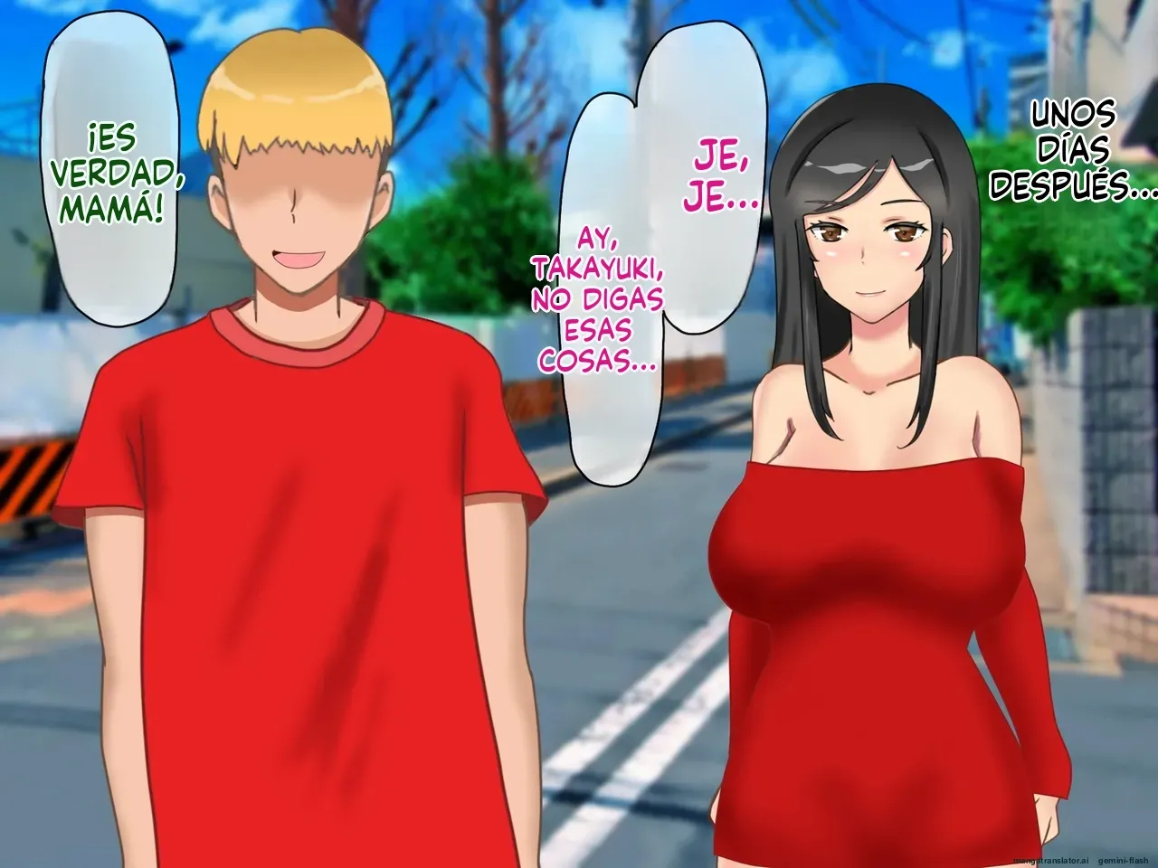 Musuko no Dokyuusei ni NTR & Haramaserareta Kyonyuu Bijin Haha (Spanish) MTL image number 52