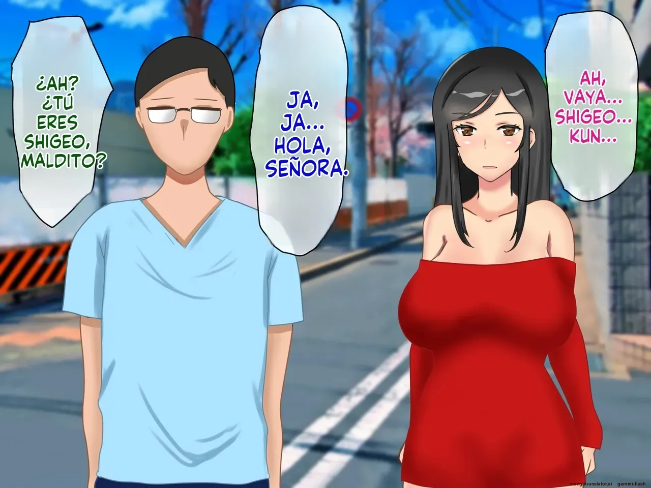 Musuko no Dokyuusei ni NTR & Haramaserareta Kyonyuu Bijin Haha (Spanish) MTL image number 53