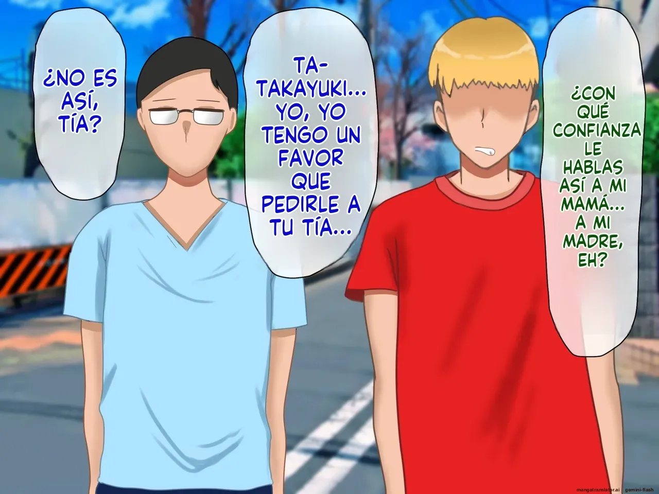 Musuko no Dokyuusei ni NTR & Haramaserareta Kyonyuu Bijin Haha (Spanish) MTL image number 54