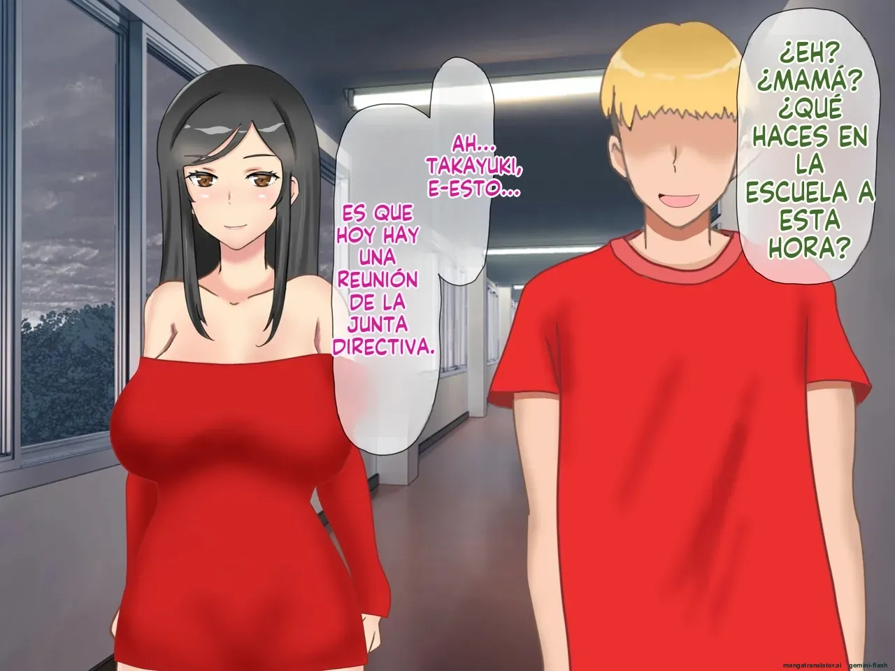 Musuko no Dokyuusei ni NTR & Haramaserareta Kyonyuu Bijin Haha (Spanish) MTL image number 78