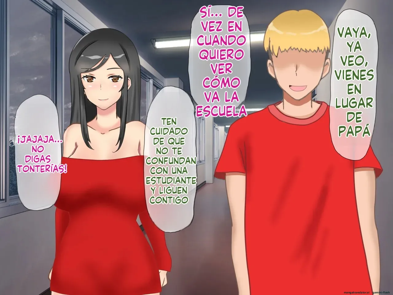 Musuko no Dokyuusei ni NTR & Haramaserareta Kyonyuu Bijin Haha (Spanish) MTL image number 79