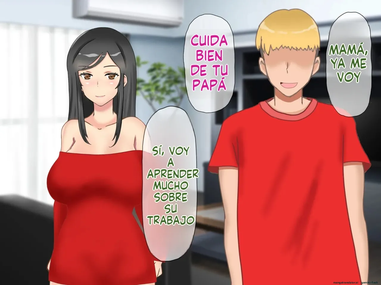 Musuko no Dokyuusei ni NTR & Haramaserareta Kyonyuu Bijin Haha (Spanish) MTL image number 96