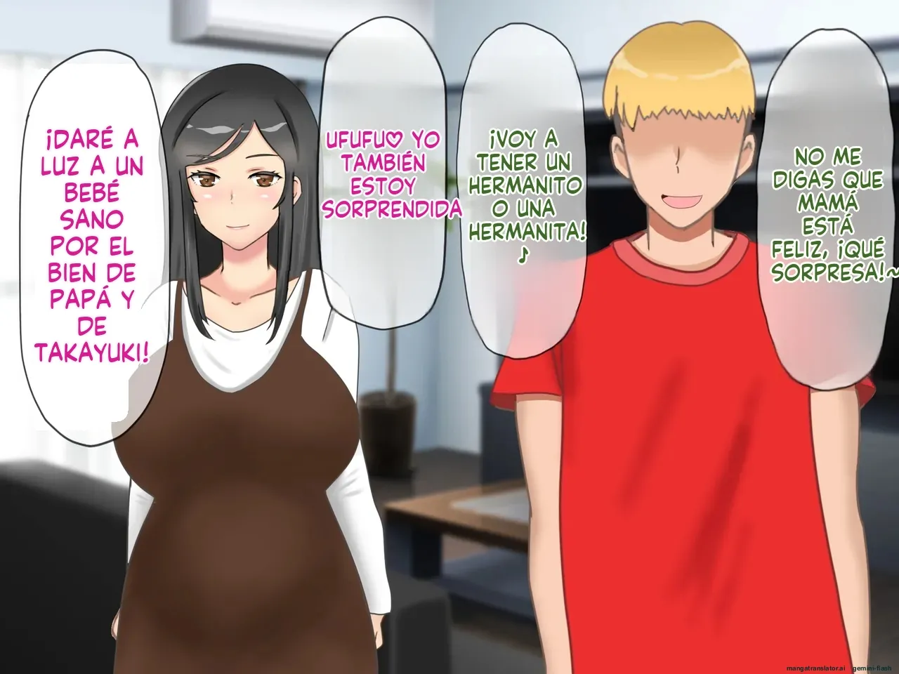 Musuko no Dokyuusei ni NTR & Haramaserareta Kyonyuu Bijin Haha (Spanish) MTL image number 135