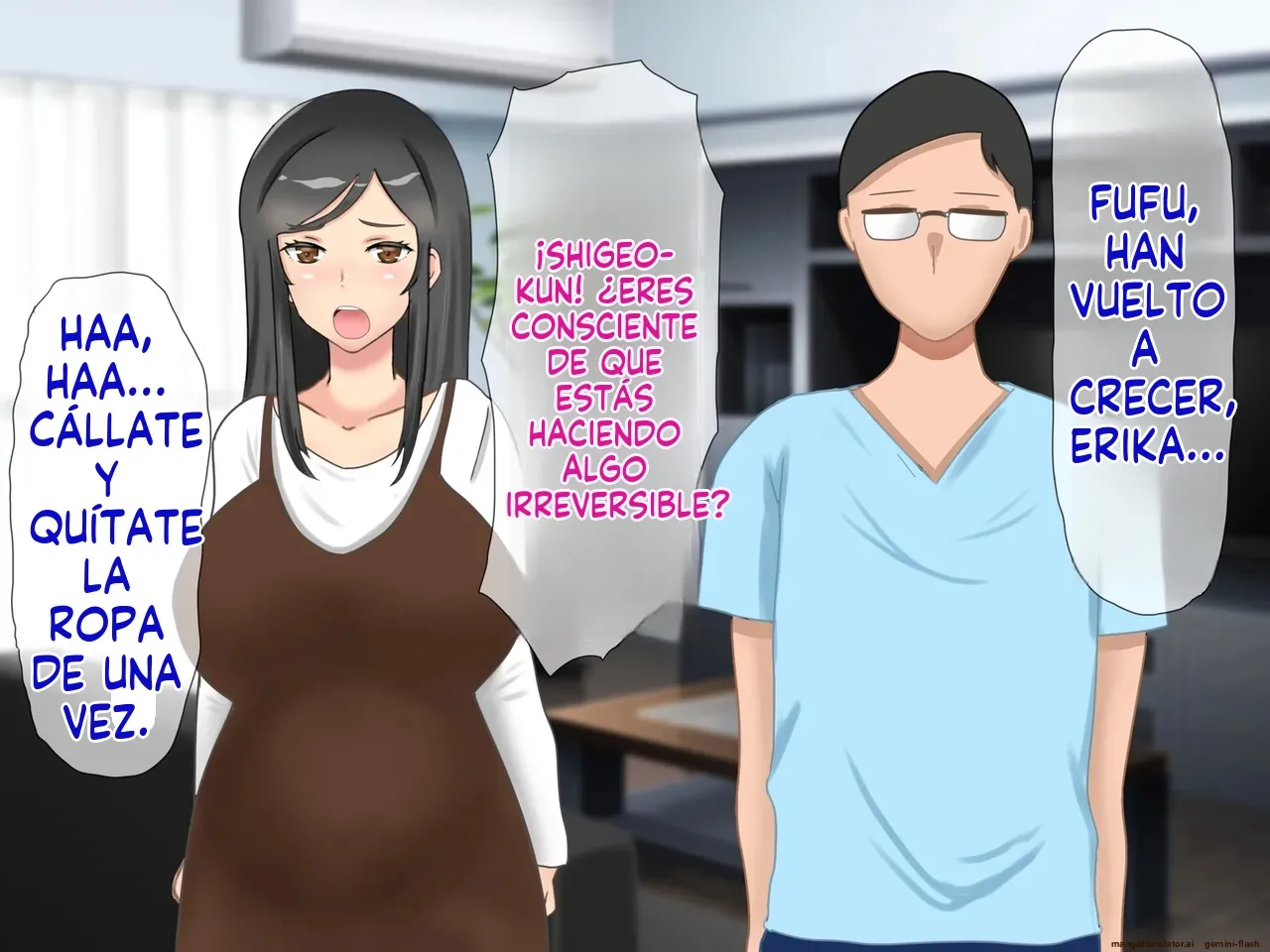 Musuko no Dokyuusei ni NTR & Haramaserareta Kyonyuu Bijin Haha (Spanish) MTL image number 139