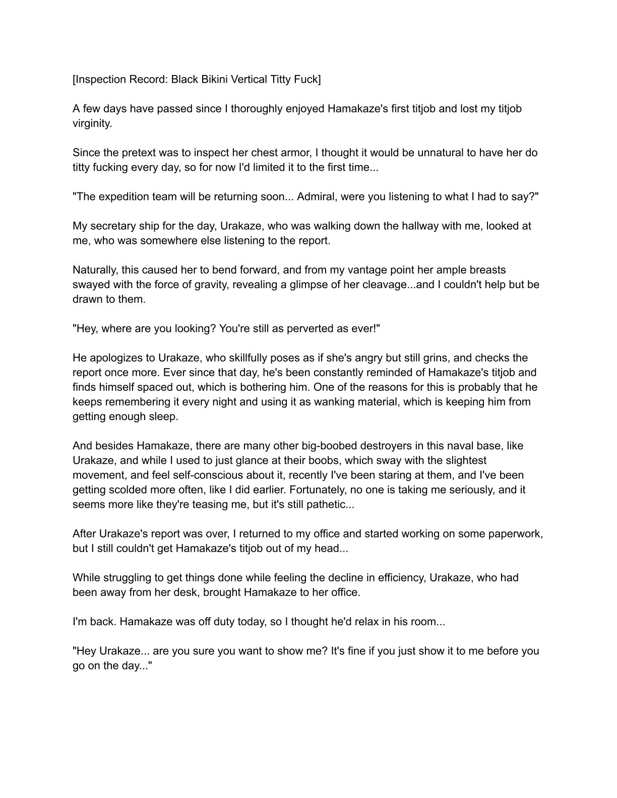 [Eriaryuu (H Miyata, Belko)] Kuchiku-kan Kyoubu Soukou Kensa (Kantai Collection -KanColle-) [Digital] [ Rough English] 图片编号 24