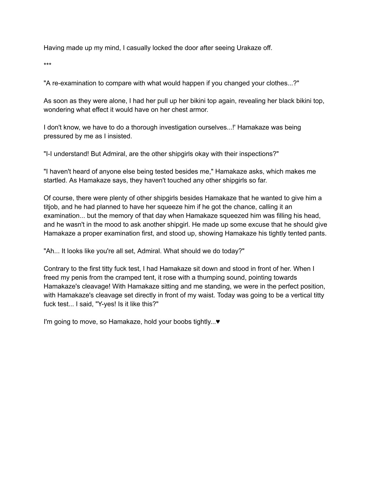 [Eriaryuu (H Miyata, Belko)] Kuchiku-kan Kyoubu Soukou Kensa (Kantai Collection -KanColle-) [Digital] [ Rough English] 图片编号 26