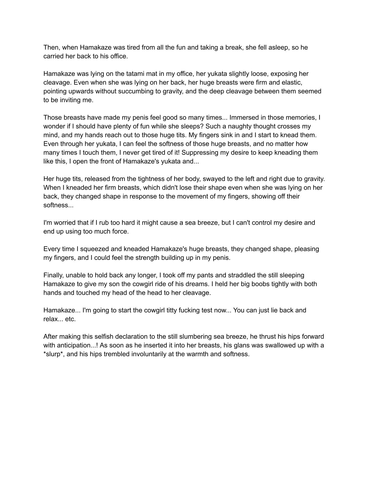 [Eriaryuu (H Miyata, Belko)] Kuchiku-kan Kyoubu Soukou Kensa (Kantai Collection -KanColle-) [Digital] [ Rough English] 图片编号 39