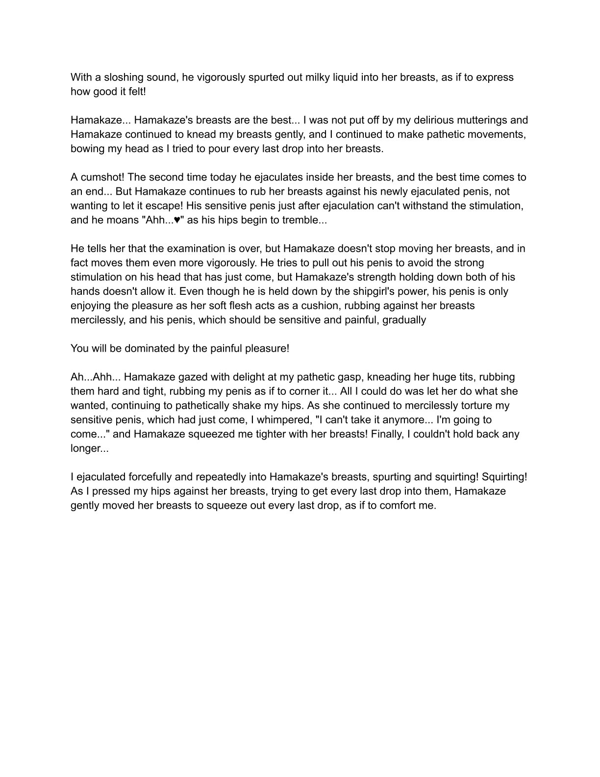 [Eriaryuu (H Miyata, Belko)] Kuchiku-kan Kyoubu Soukou Kensa (Kantai Collection -KanColle-) [Digital] [ Rough English] 图片编号 46