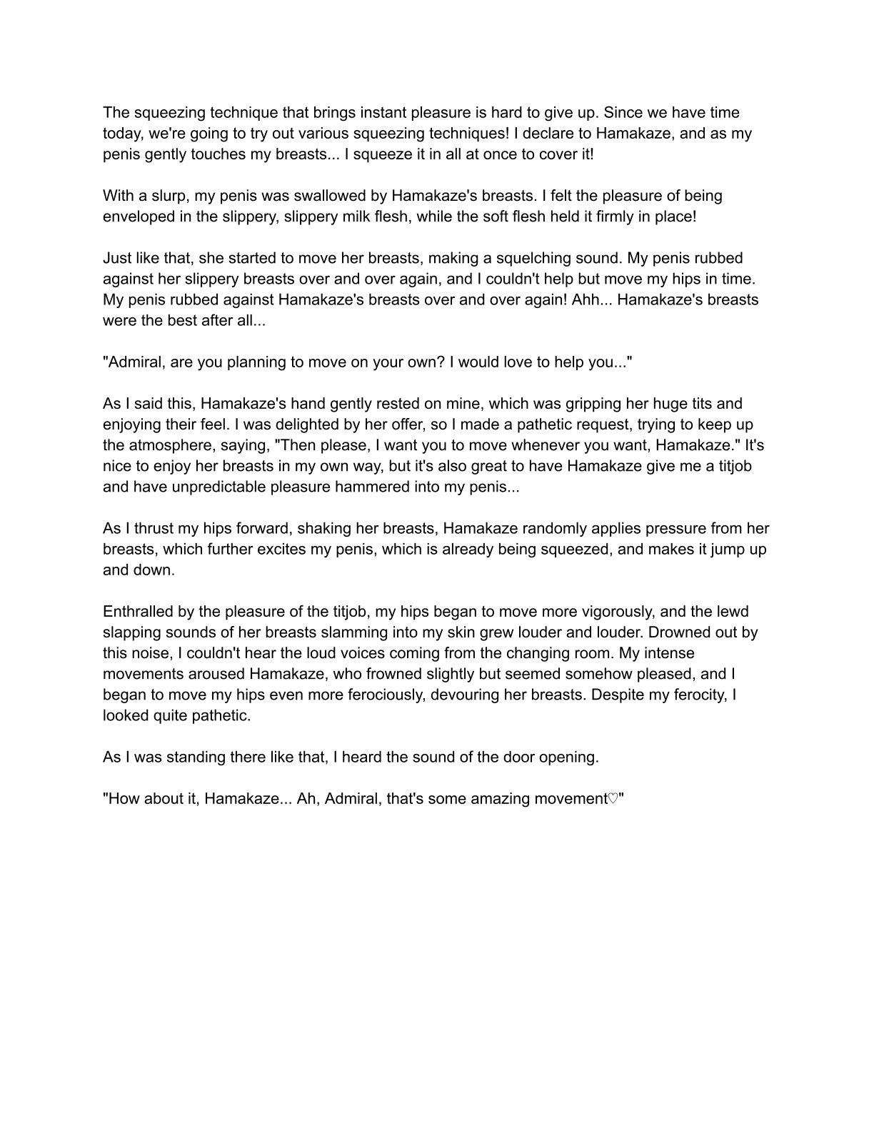 [Eriaryuu (H Miyata, Belko)] Kuchiku-kan Kyoubu Soukou Kensa (Kantai Collection -KanColle-) [Digital] [ Rough English] 图片编号 54