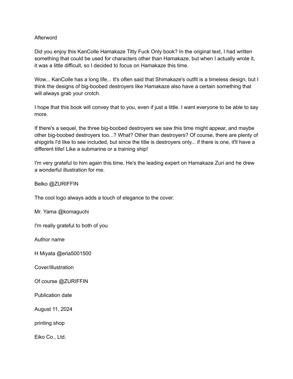 [Eriaryuu (H Miyata, Belko)] Kuchiku-kan Kyoubu Soukou Kensa (Kantai Collection -KanColle-) [Digital] [ Rough English] 图片编号 117