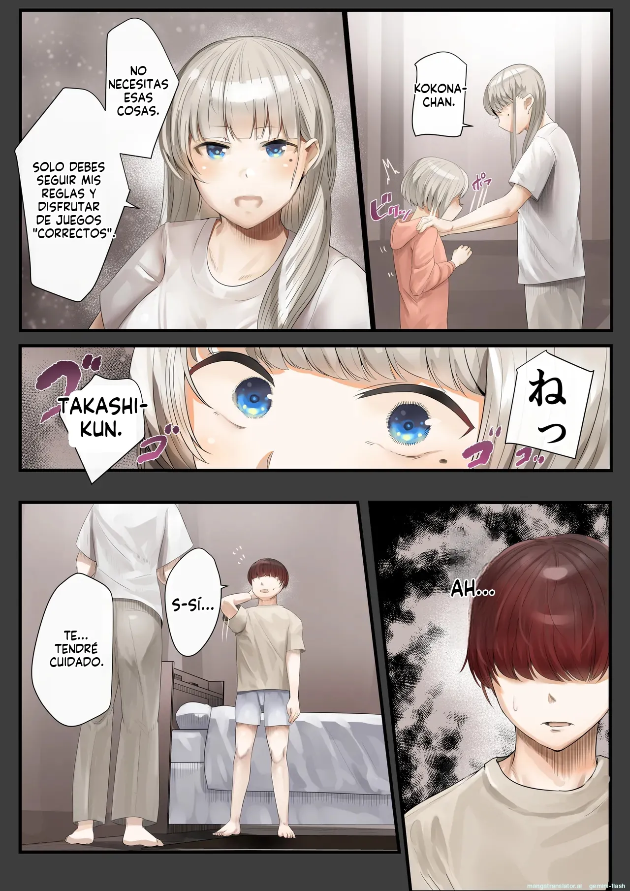 [Calm Atmosphere (Shinya)] Hitozuma no Watashi ga "Ai" shite Ii no wa Danna dake? Hajimari no Shou [Spanish] [MTL] image number 4