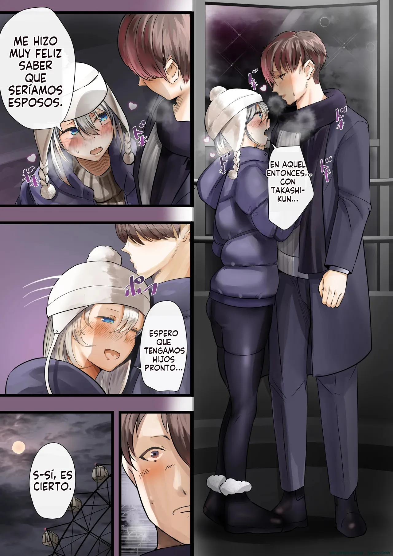 [Calm Atmosphere (Shinya)] Hitozuma no Watashi ga "Ai" shite Ii no wa Danna dake? Hajimari no Shou [Spanish] [MTL] image number 10