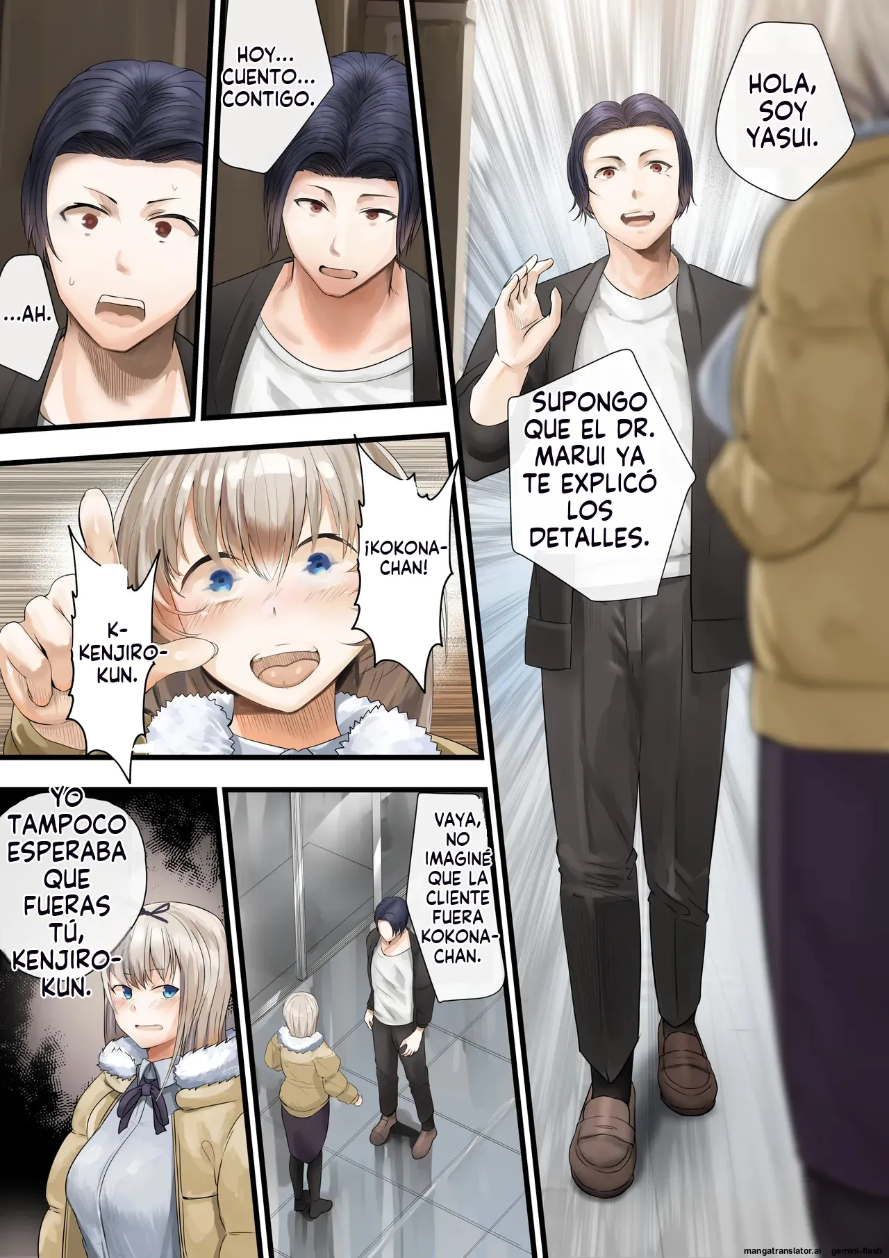 [Calm Atmosphere (Shinya)] Hitozuma no Watashi ga "Ai" shite Ii no wa Danna dake? Hajimari no Shou [Spanish] [MTL] image number 24