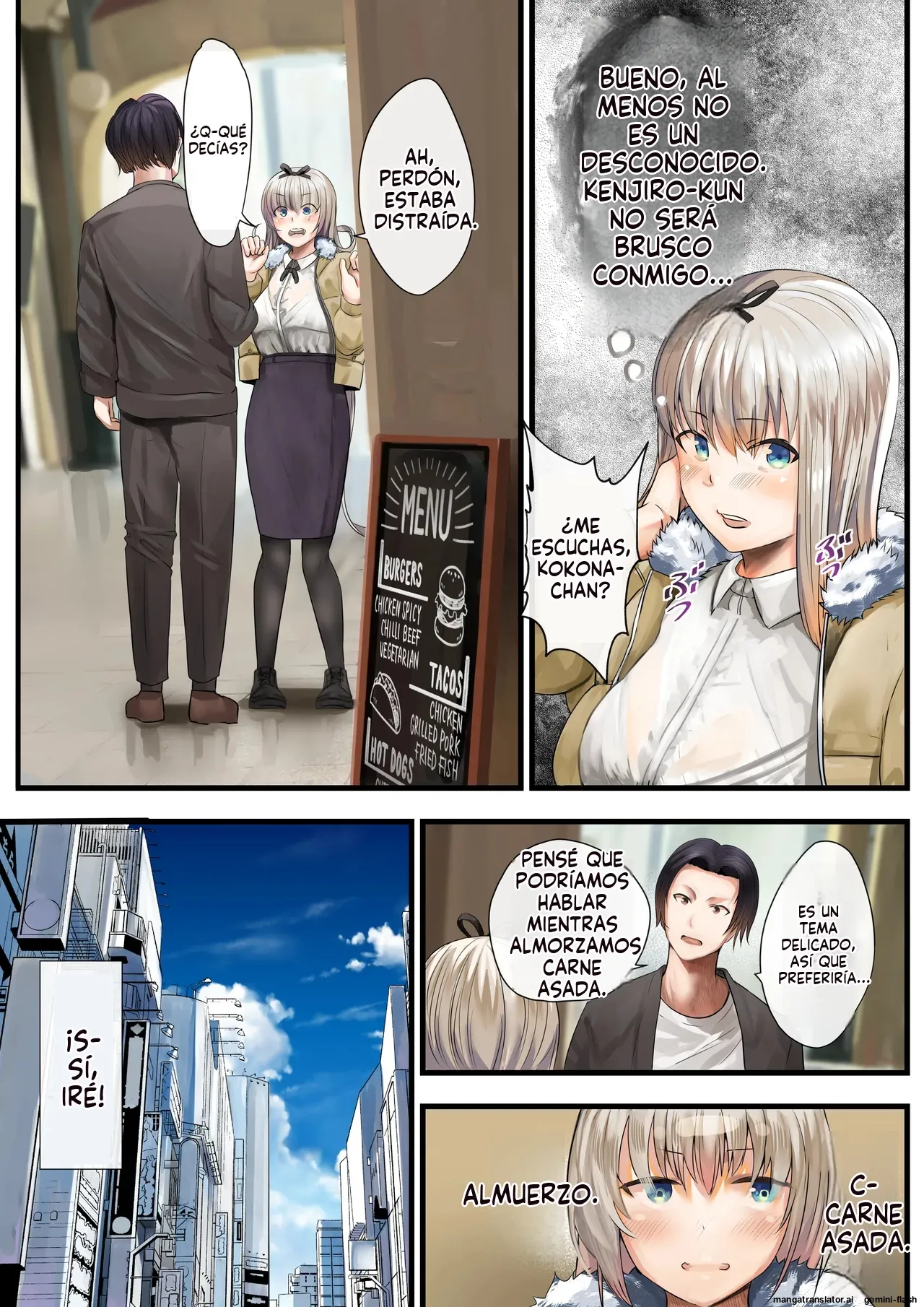 [Calm Atmosphere (Shinya)] Hitozuma no Watashi ga "Ai" shite Ii no wa Danna dake? Hajimari no Shou [Spanish] [MTL] image number 26