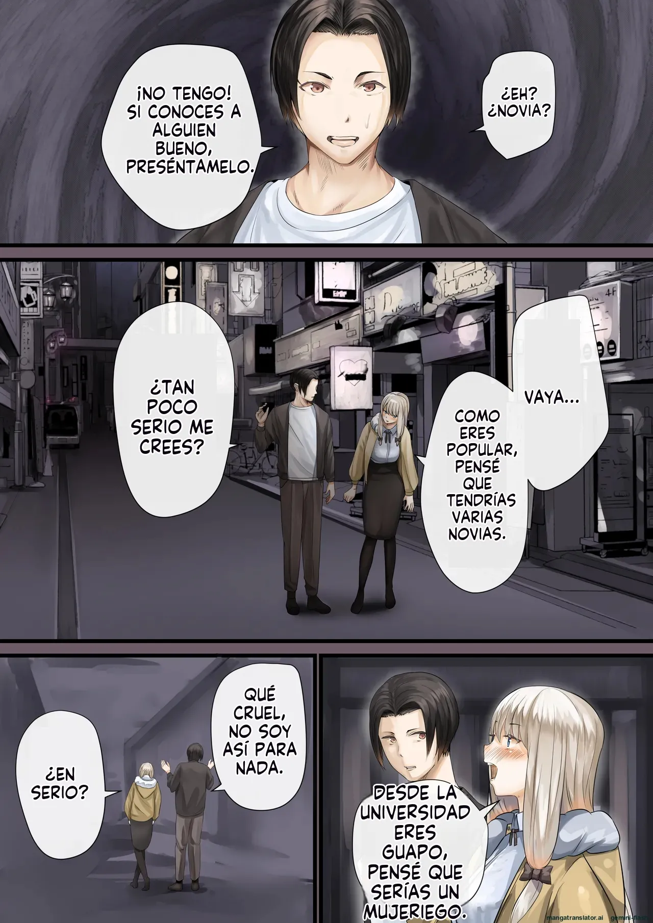 [Calm Atmosphere (Shinya)] Hitozuma no Watashi ga "Ai" shite Ii no wa Danna dake? Hajimari no Shou [Spanish] [MTL] image number 54