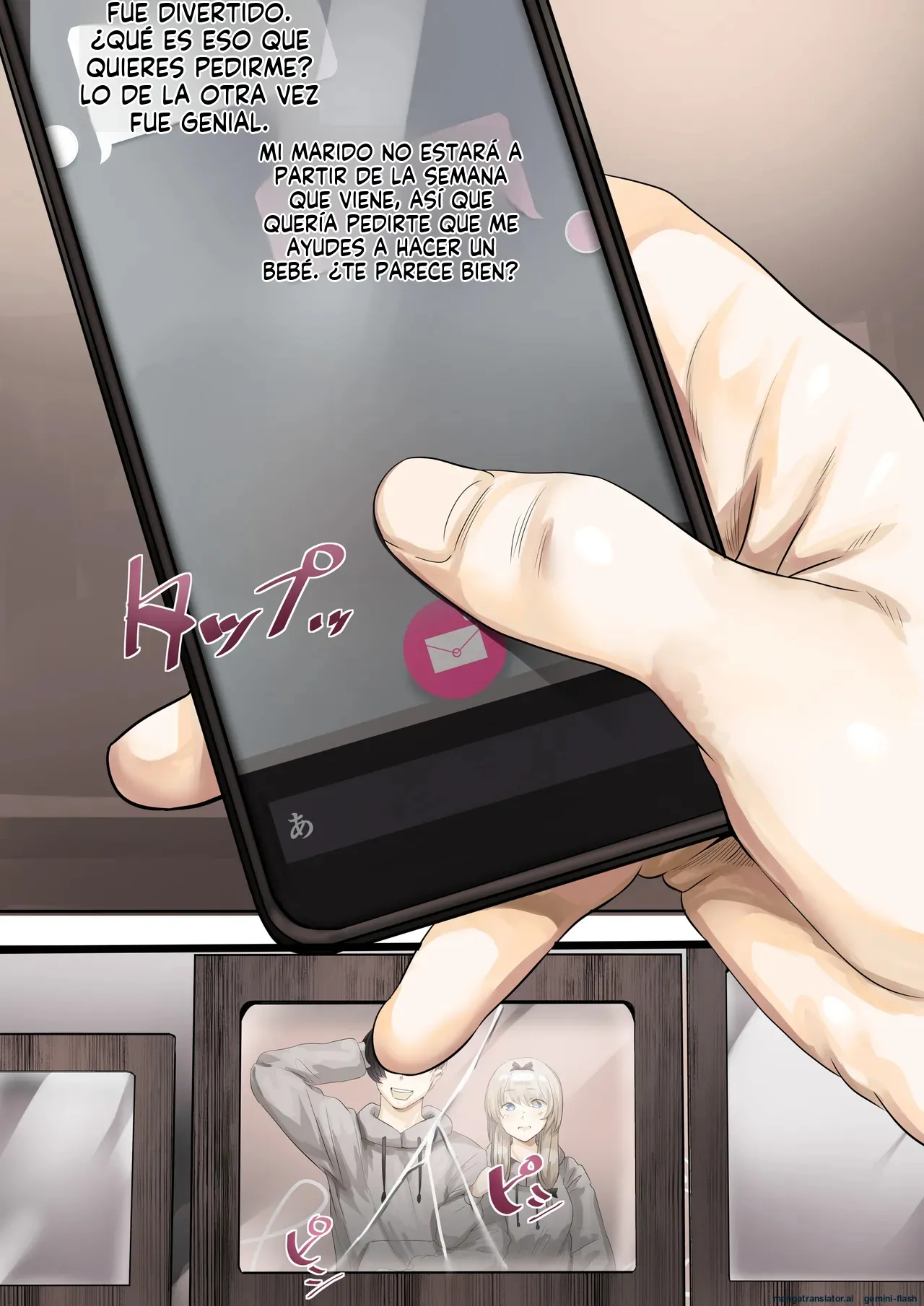 [Calm Atmosphere (Shinya)] Hitozuma no Watashi ga "Ai" shite Ii no wa Danna dake? Hajimari no Shou [Spanish] [MTL] image number 61