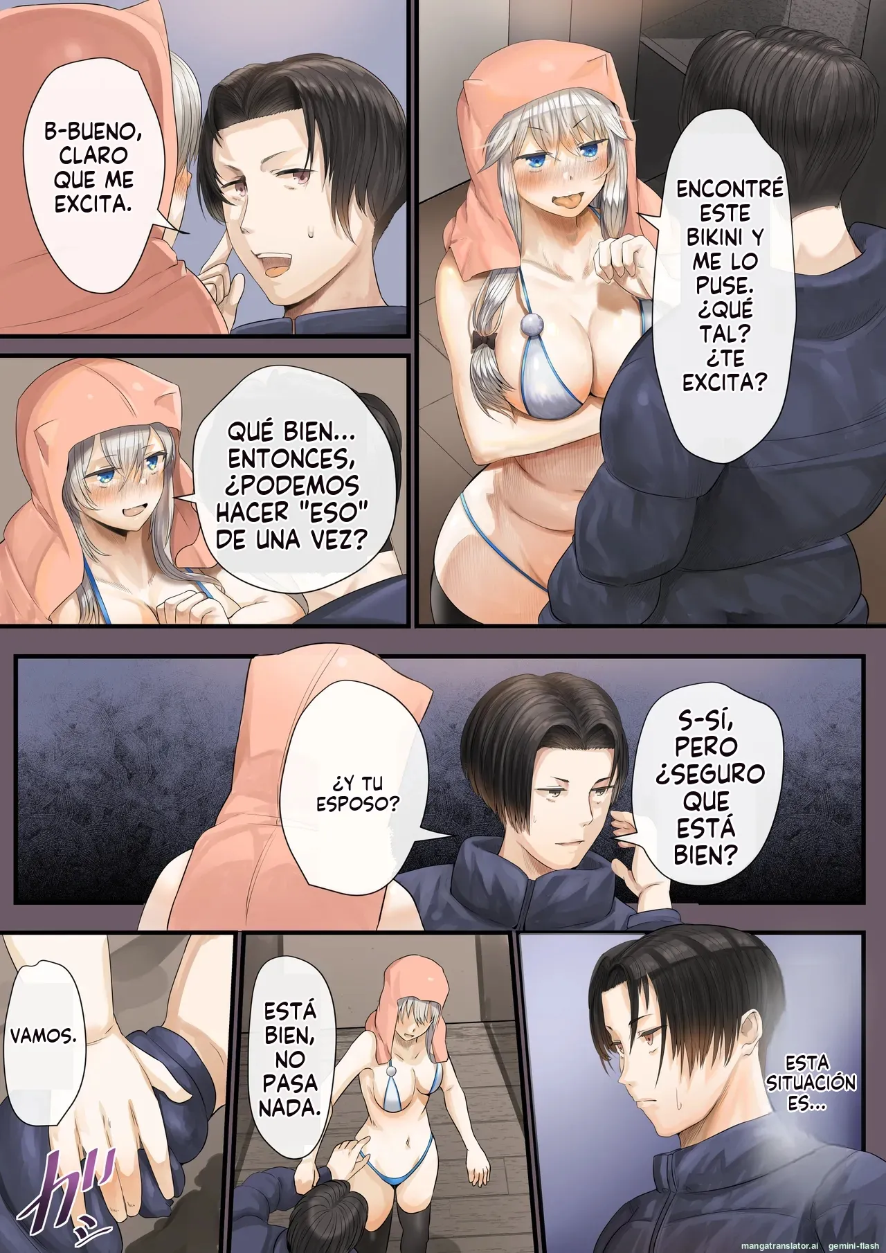 [Calm Atmosphere (Shinya)] Hitozuma no Watashi ga "Ai" shite Ii no wa Danna dake? Hajimari no Shou [Spanish] [MTL] image number 66